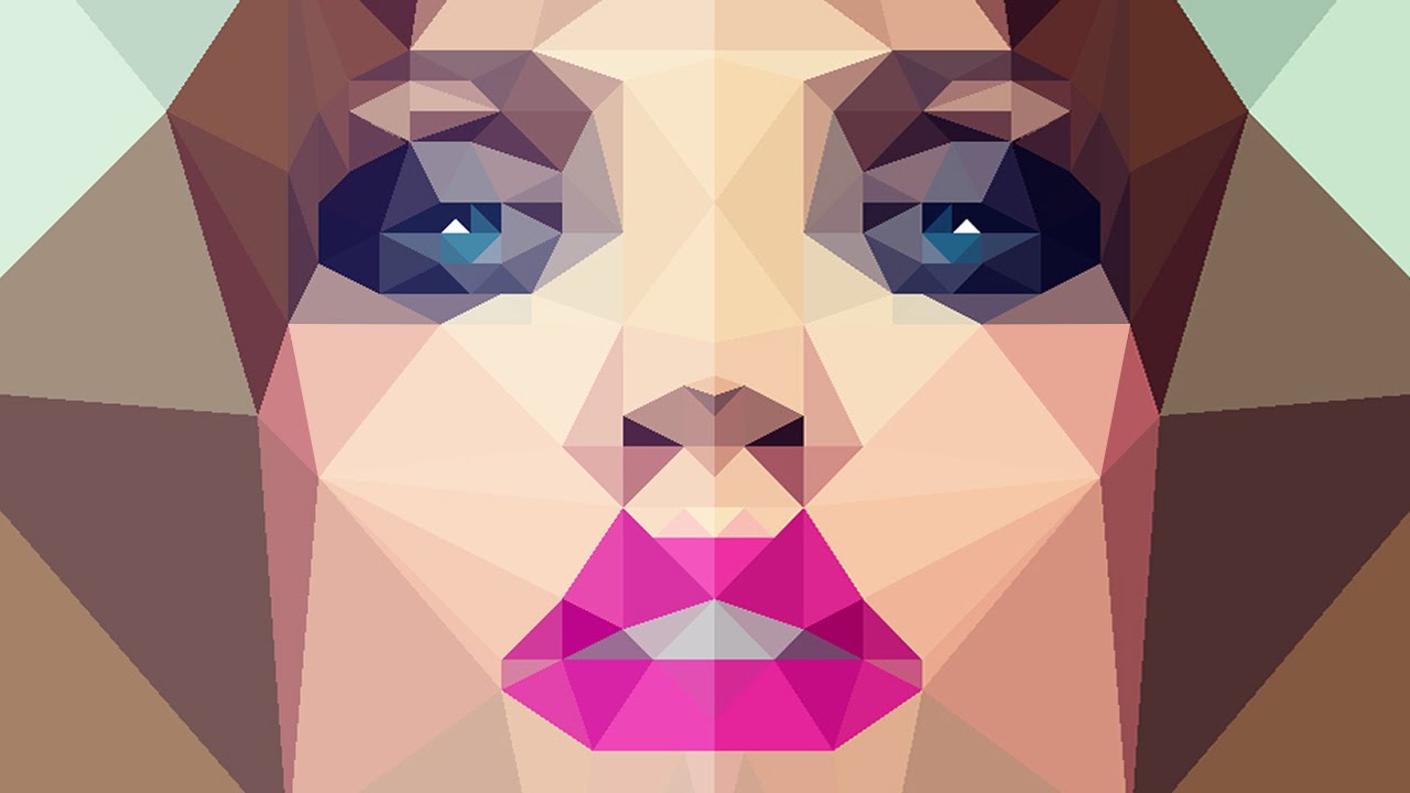 Low Poly Blue Geometry Artwork Wallpapers