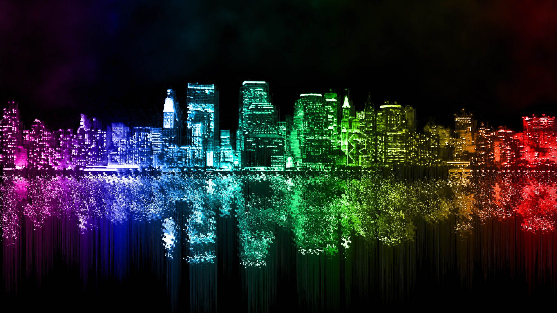 Minimal Digital Cityscape Wallpapers