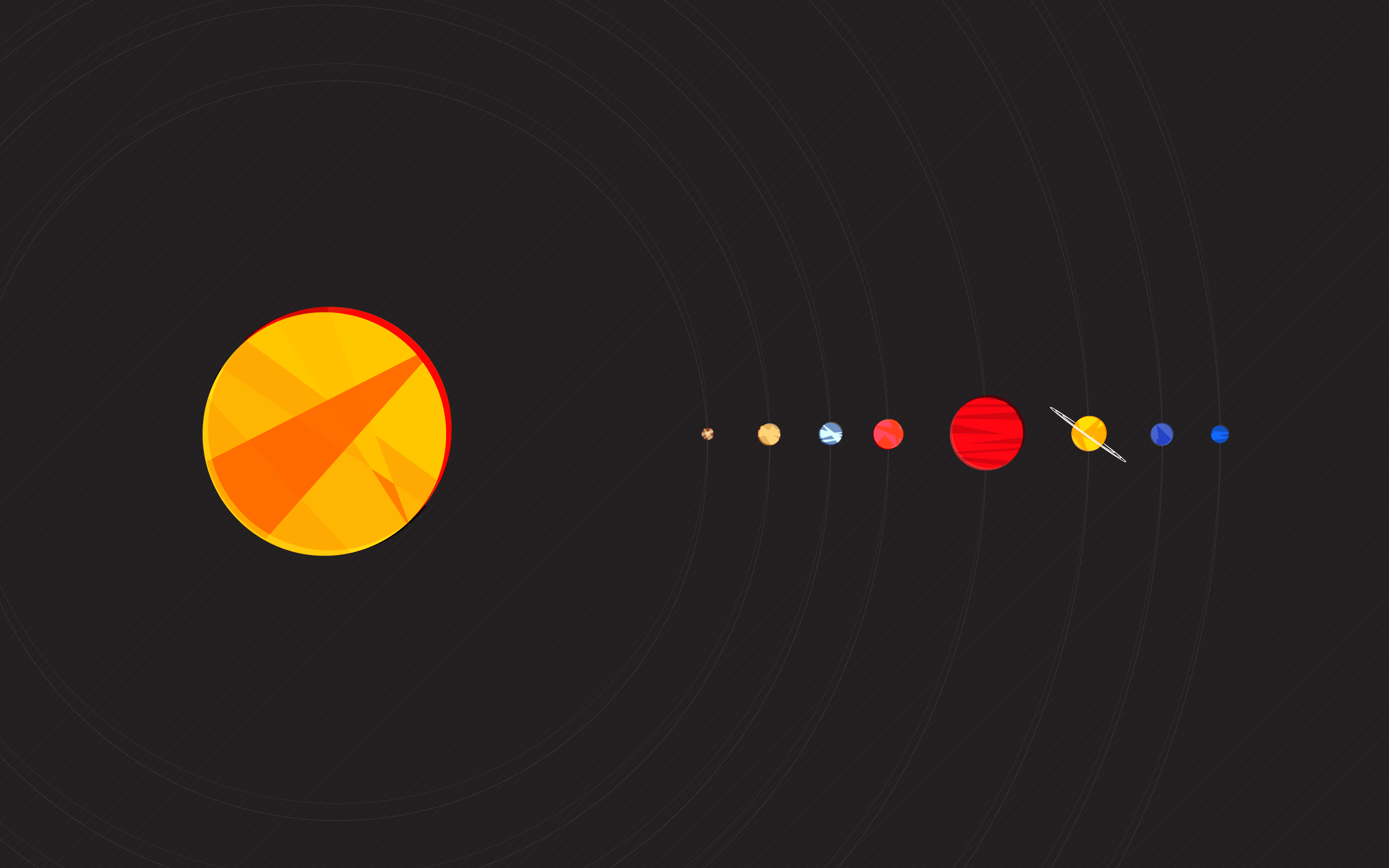 Minimal Planet Art Wallpapers