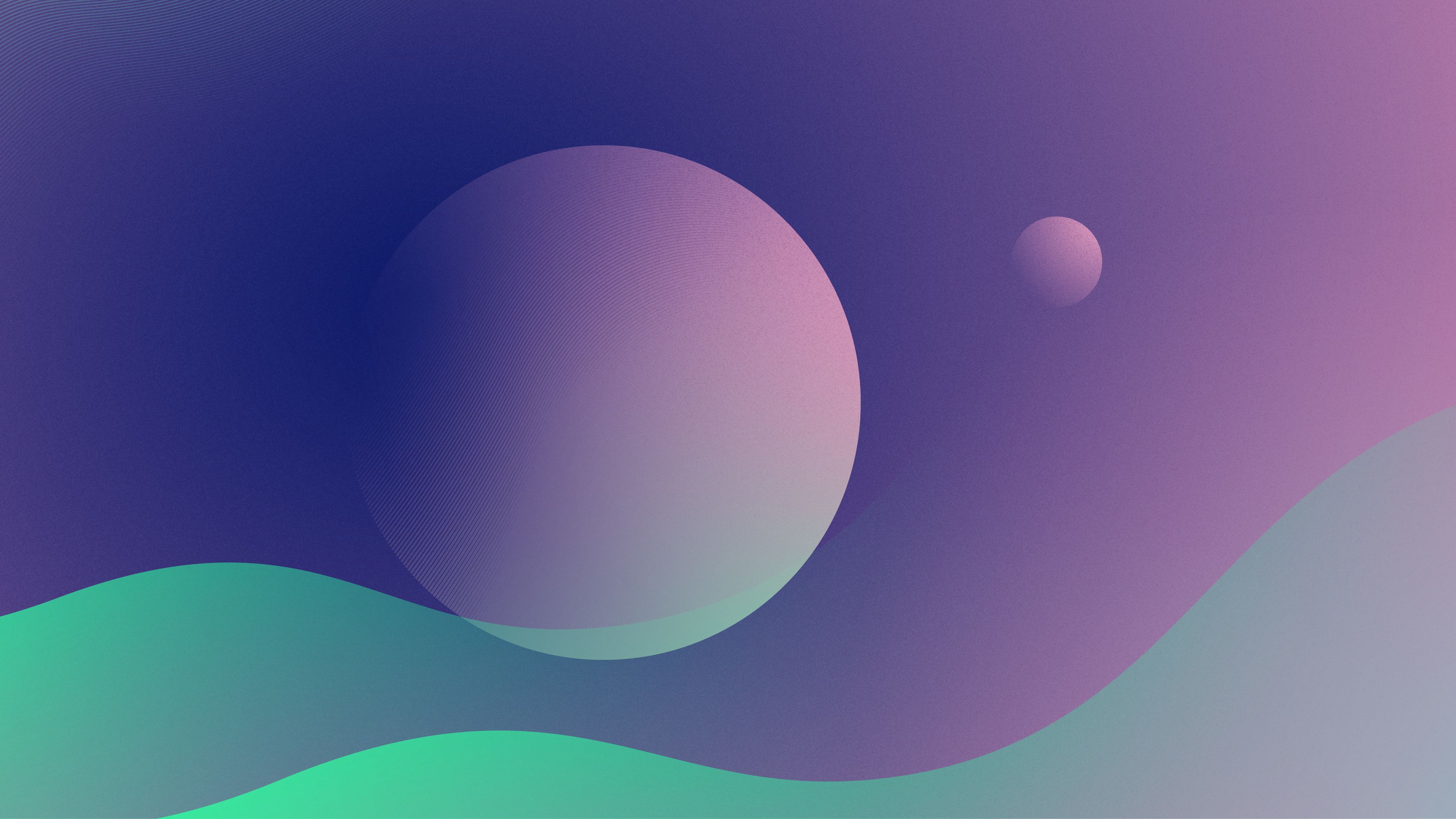 Minimal Planet Art Wallpapers