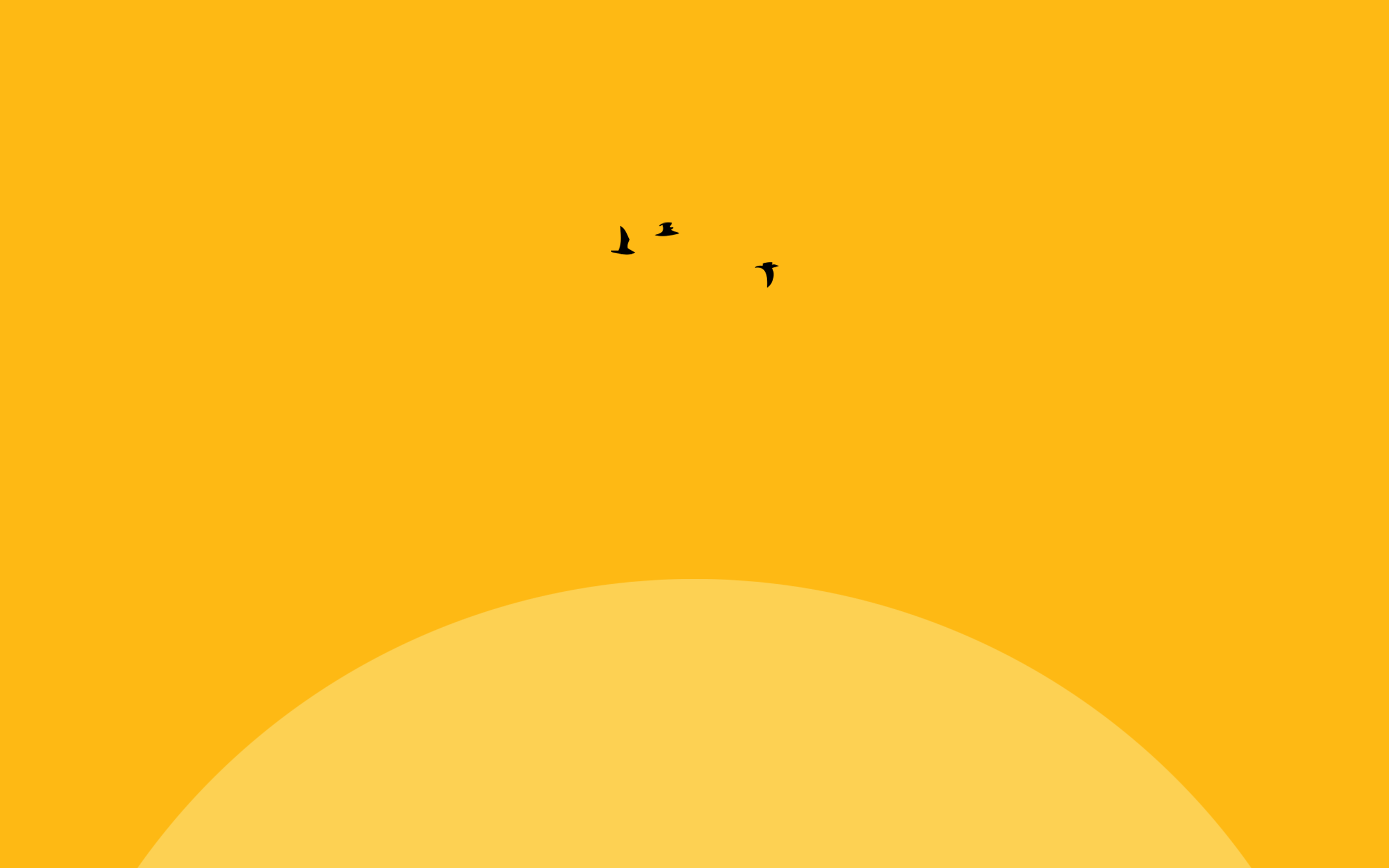 Minimalism Sun 4K Wallpapers