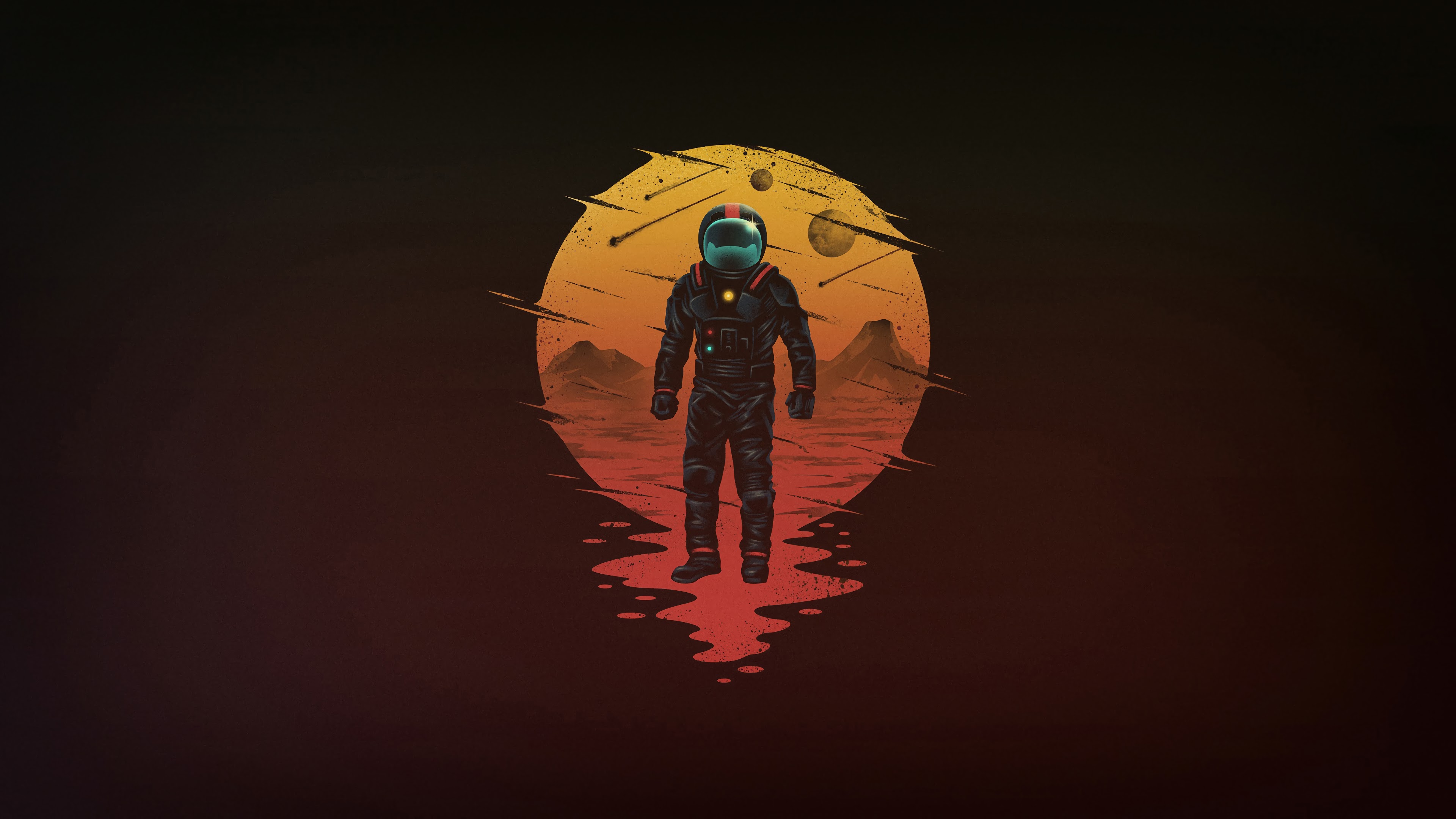 Minimalist Astronaut Wallpapers