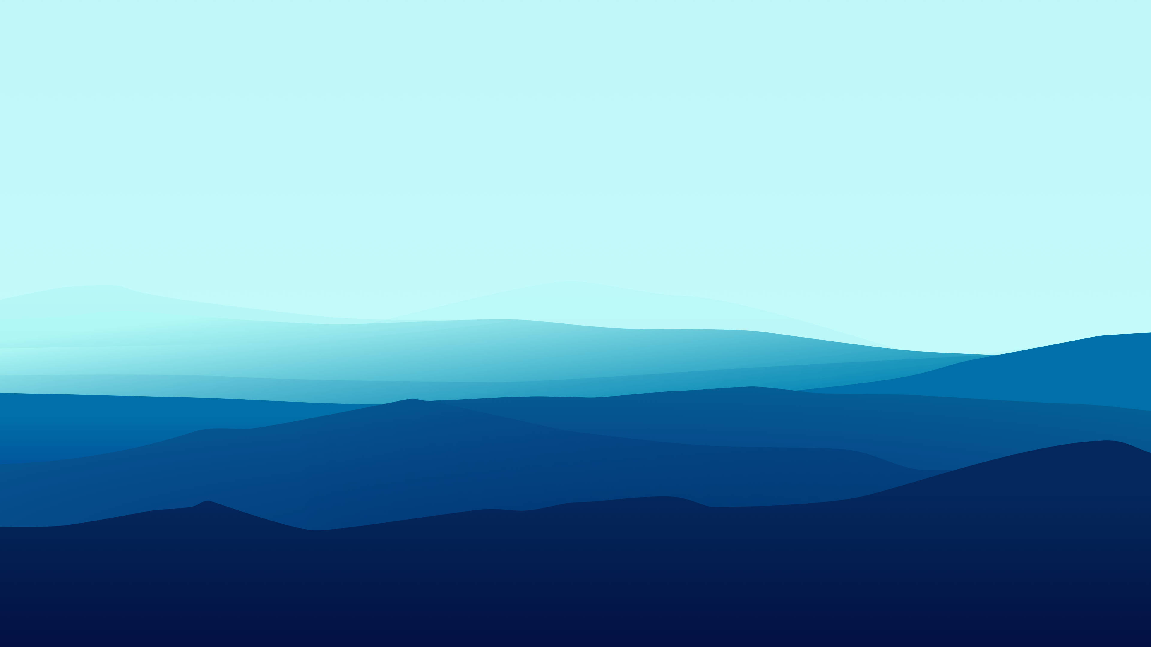 Minimalist Blue 4K Wallpapers