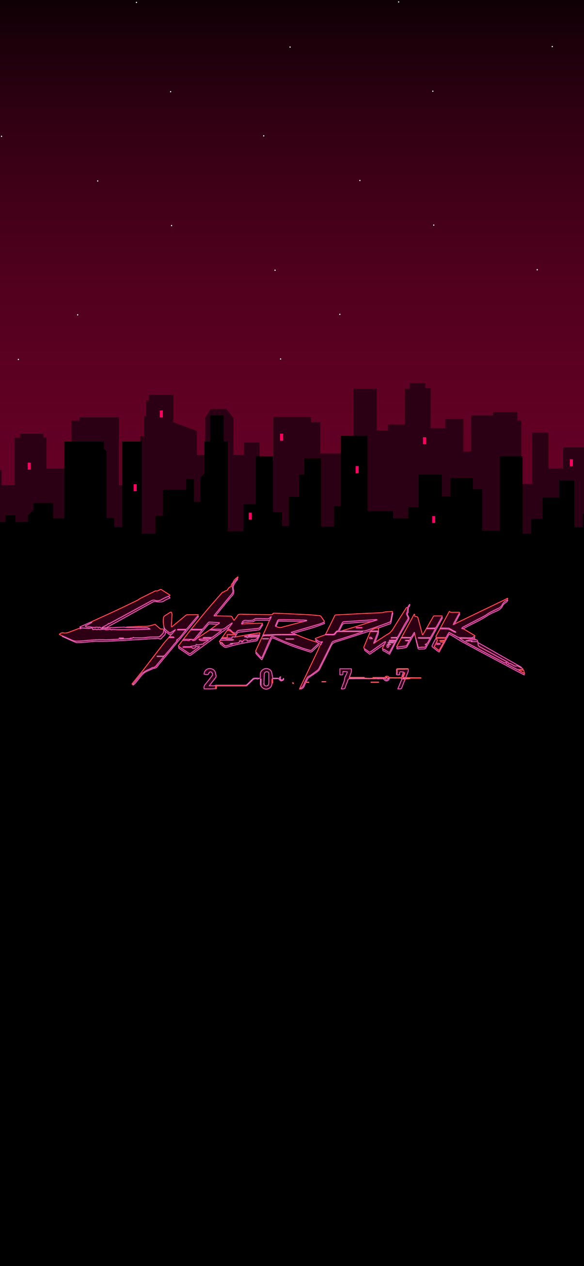 Minimalist Cyberpunk Wallpapers