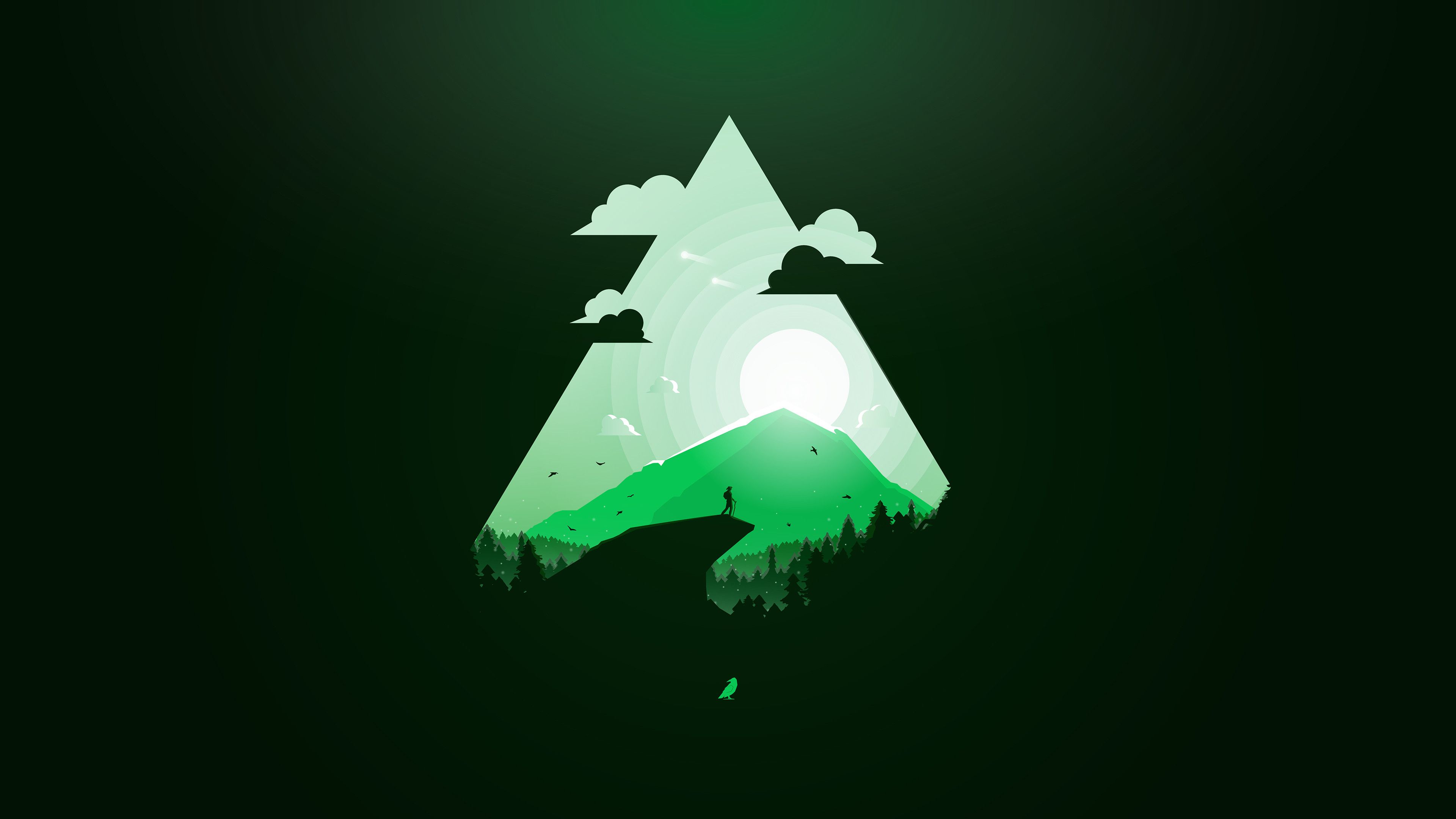 Minimalist Green Wallpapers