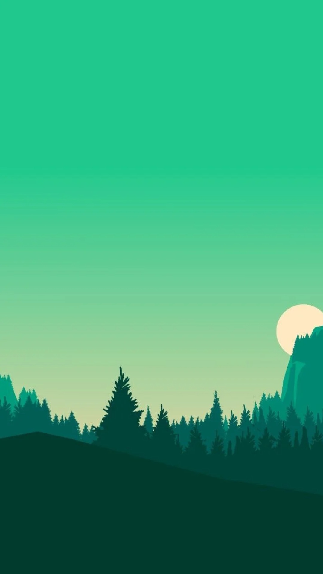 Minimalist Green Wallpapers