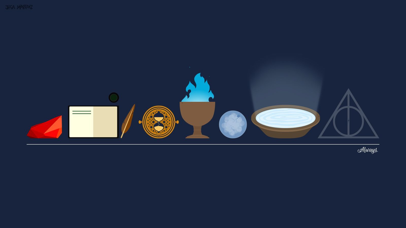 Minimalist Harry Potter Laptop Wallpapers