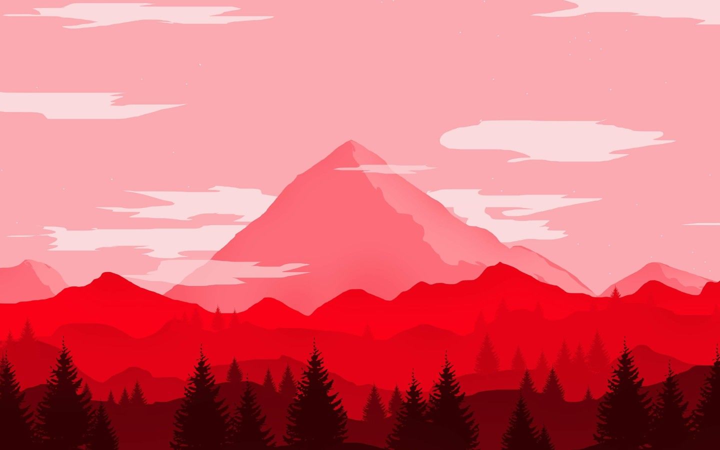 Minimalist Hd Red Wallpapers