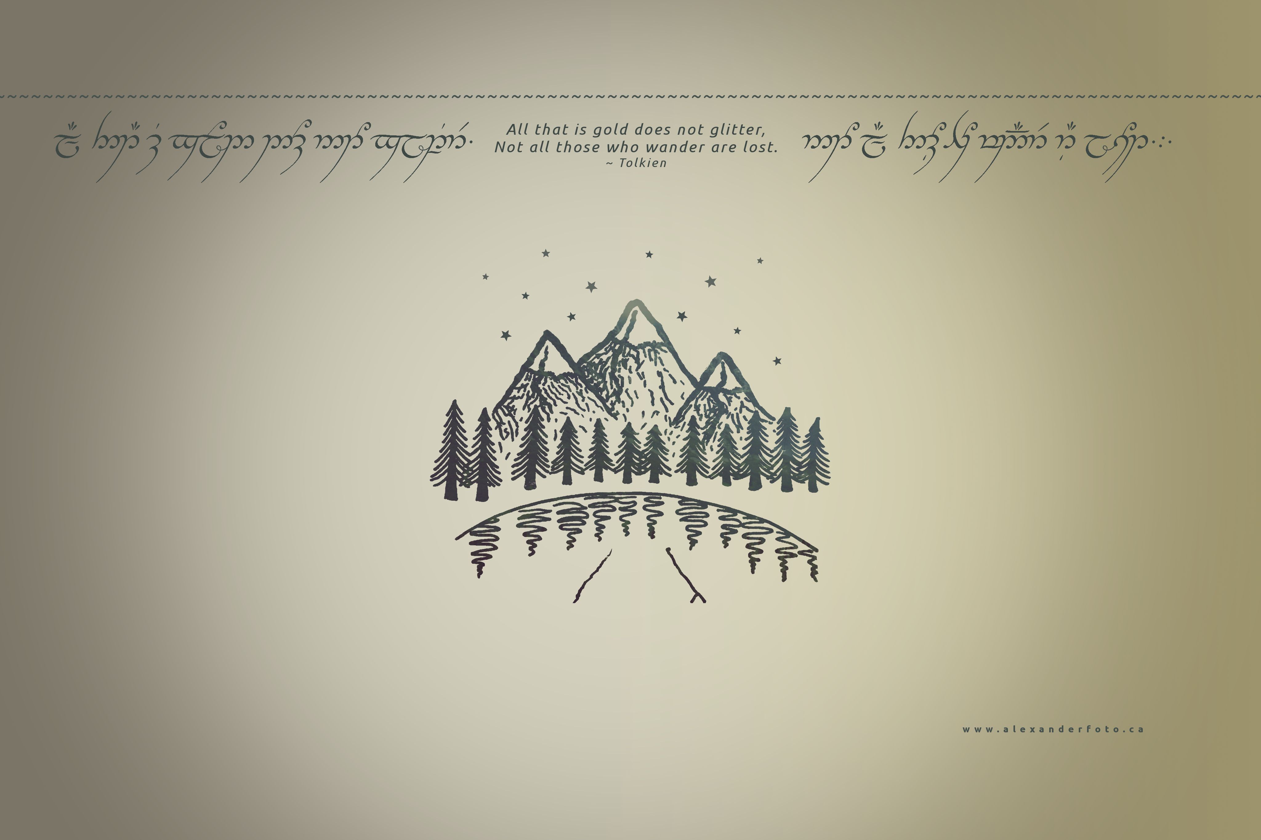 Minimalist Lord Of The Rings Wallpapers