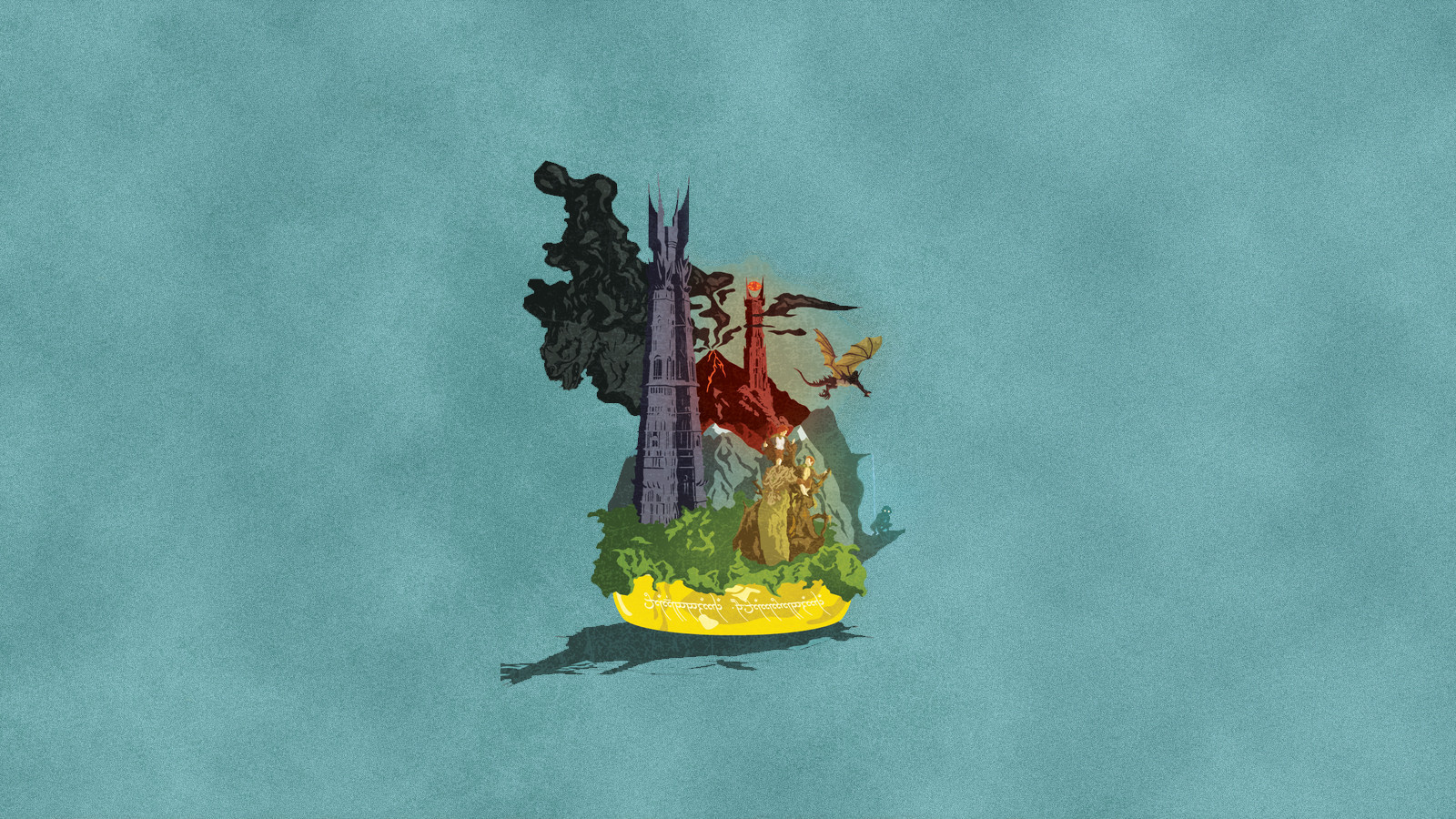 Minimalist Lord Of The Rings Wallpapers