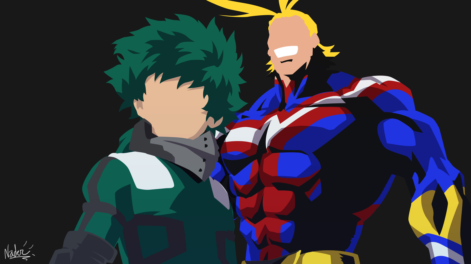 Minimalist My Hero Academia Wallpapers