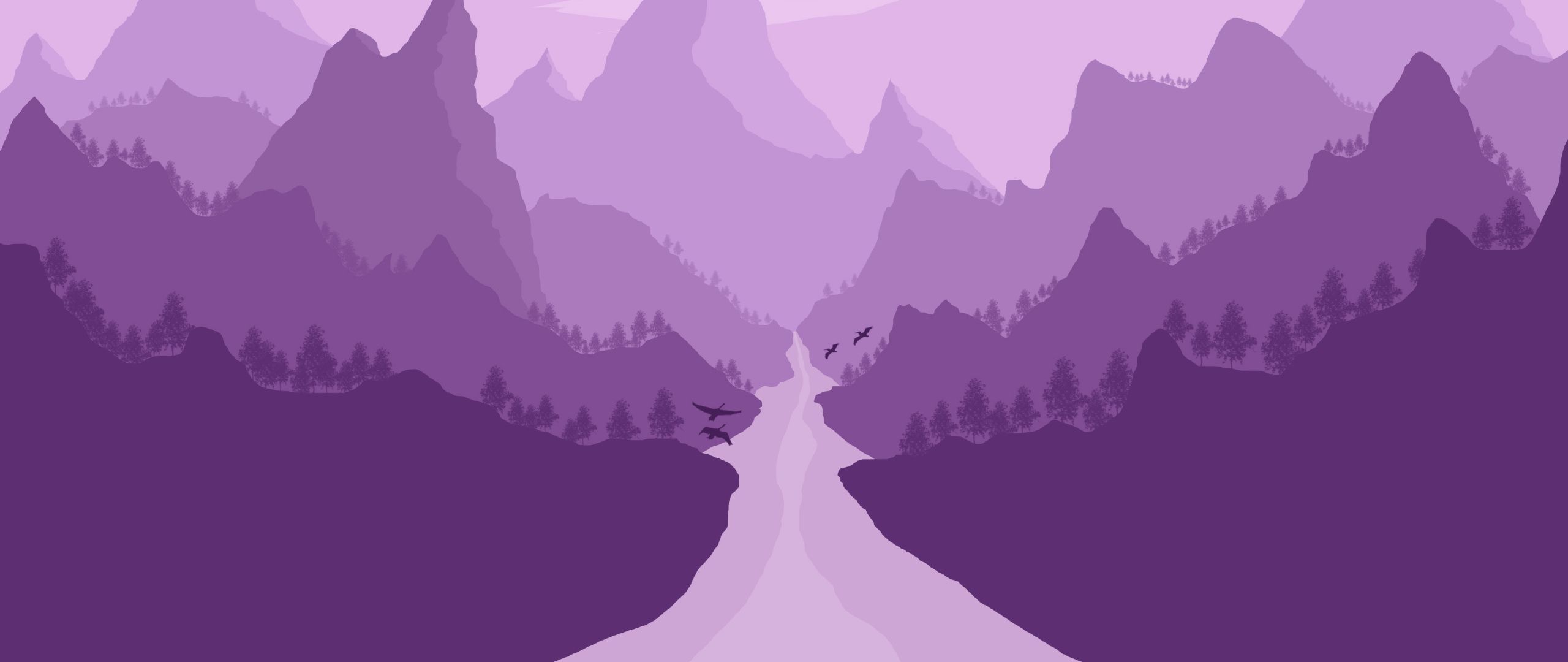 Minimalist Purple Wallpapers