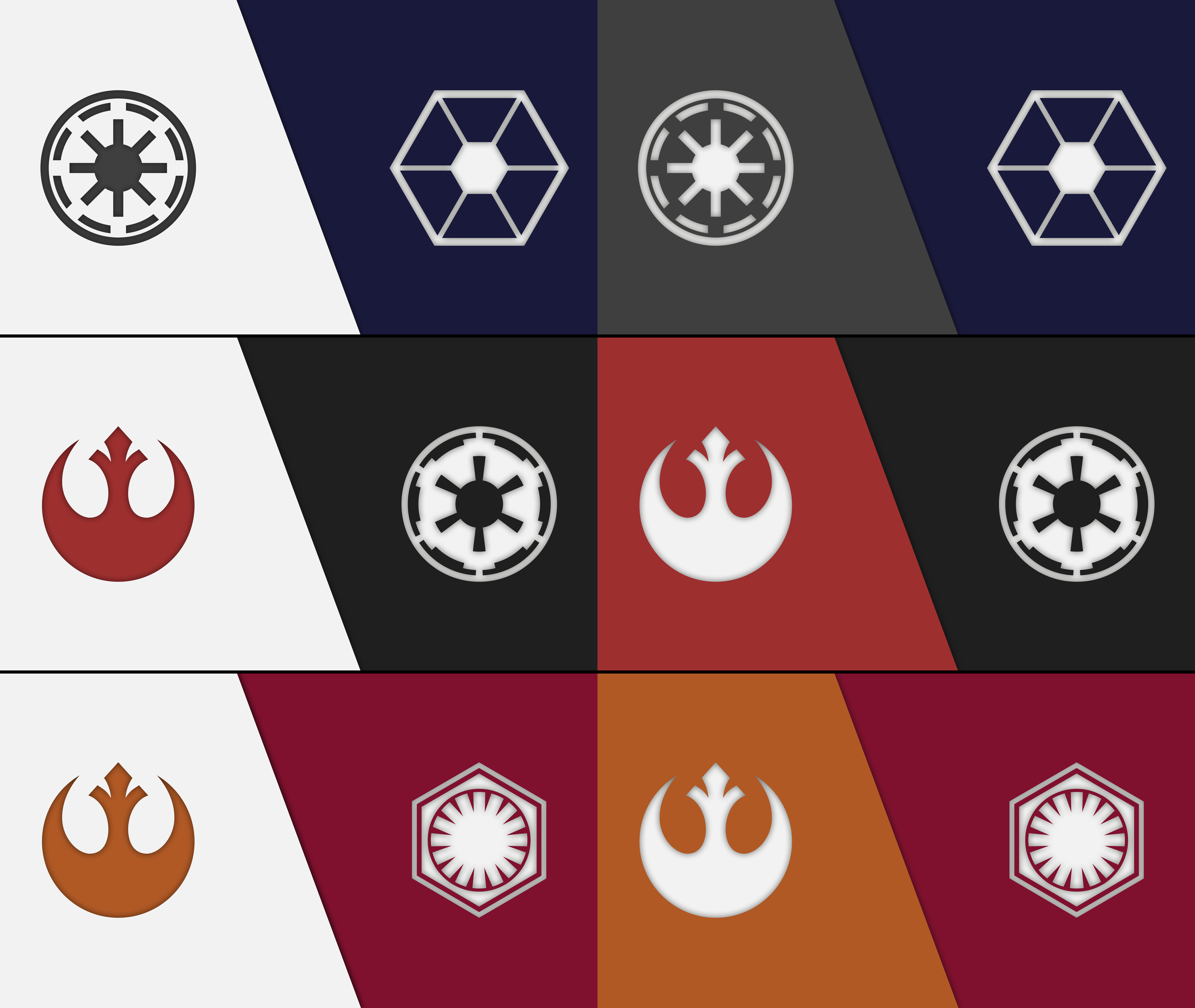 Minimalist Star Wars Empire Wallpapers