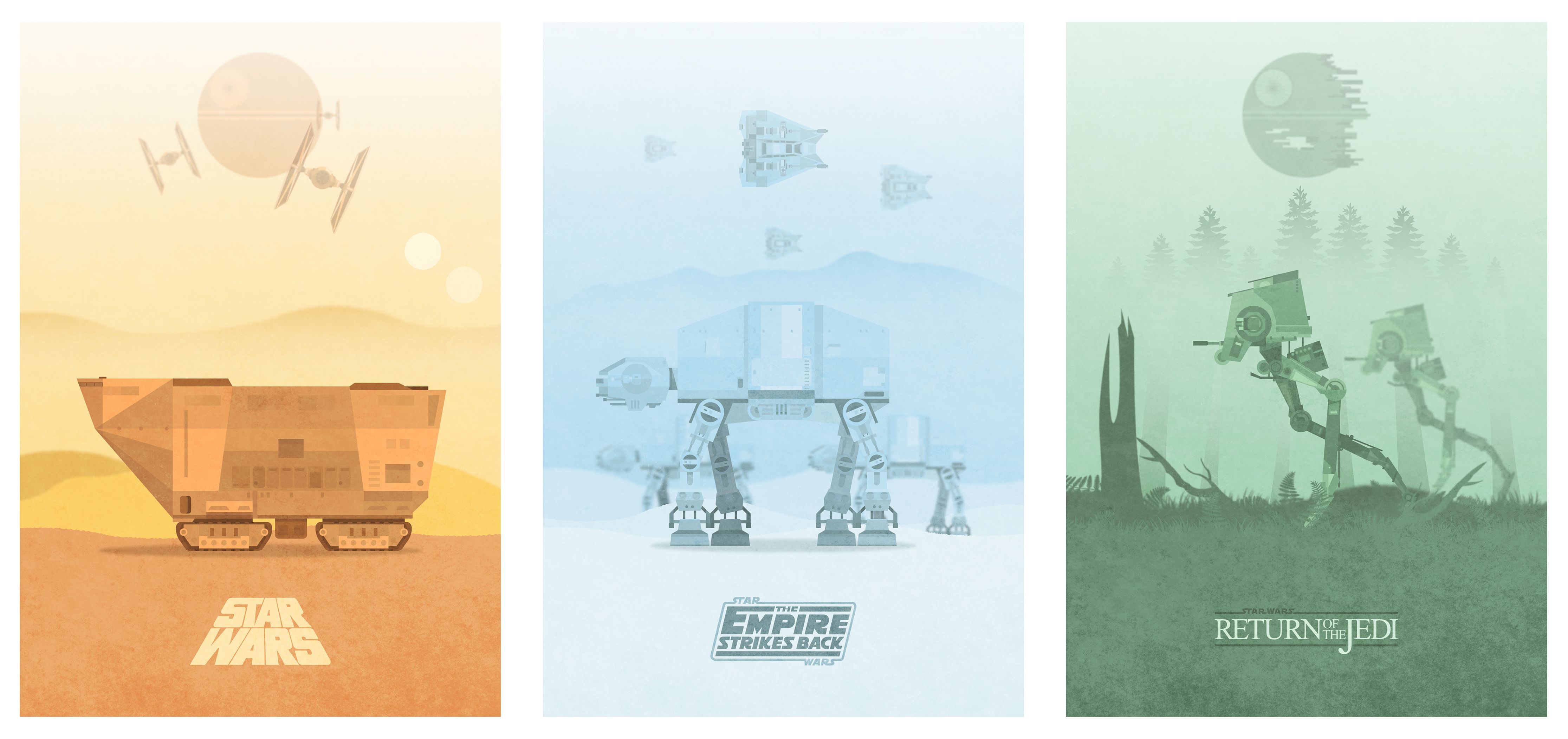 Minimalist Star Wars Empire Wallpapers