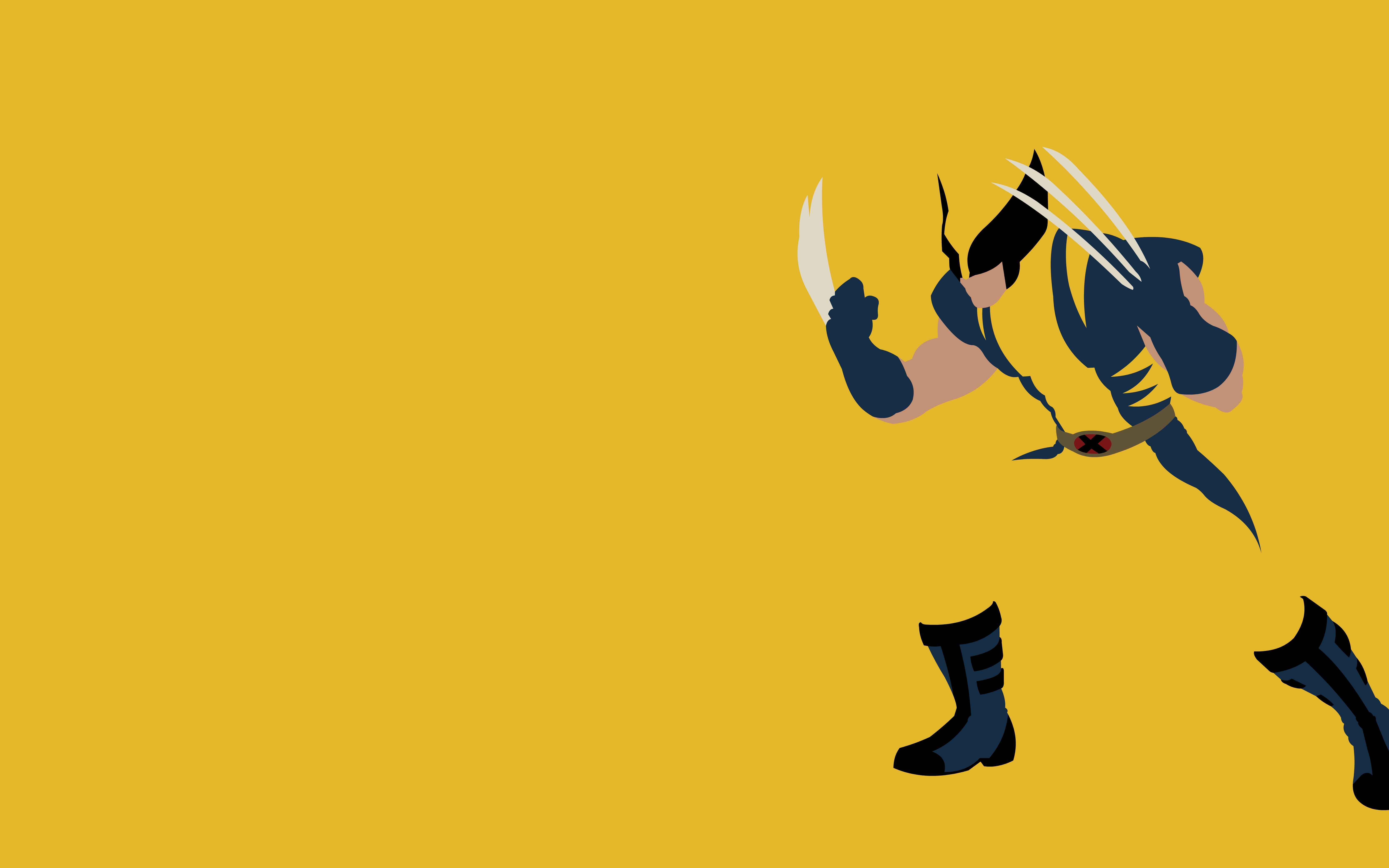 Minimalist Wolverine Wallpapers