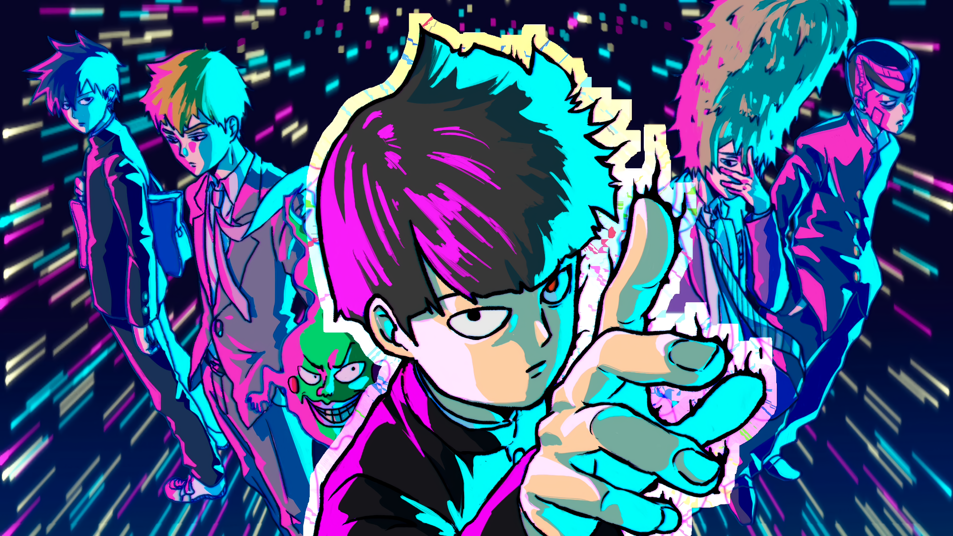 Mob Psycho 100 Cool Digital Art Wallpapers