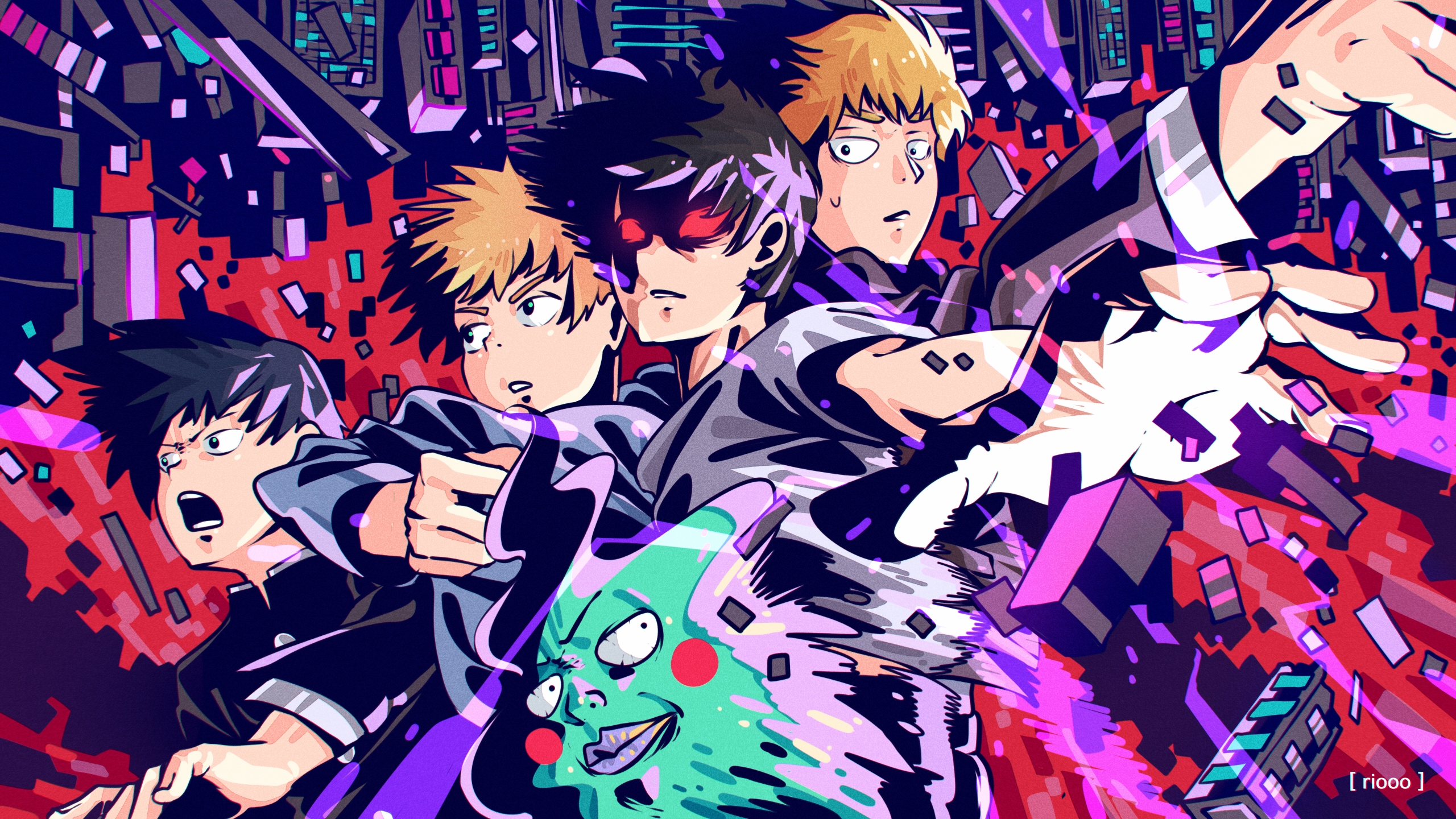 Mob Psycho 100 Cool Digital Art Wallpapers