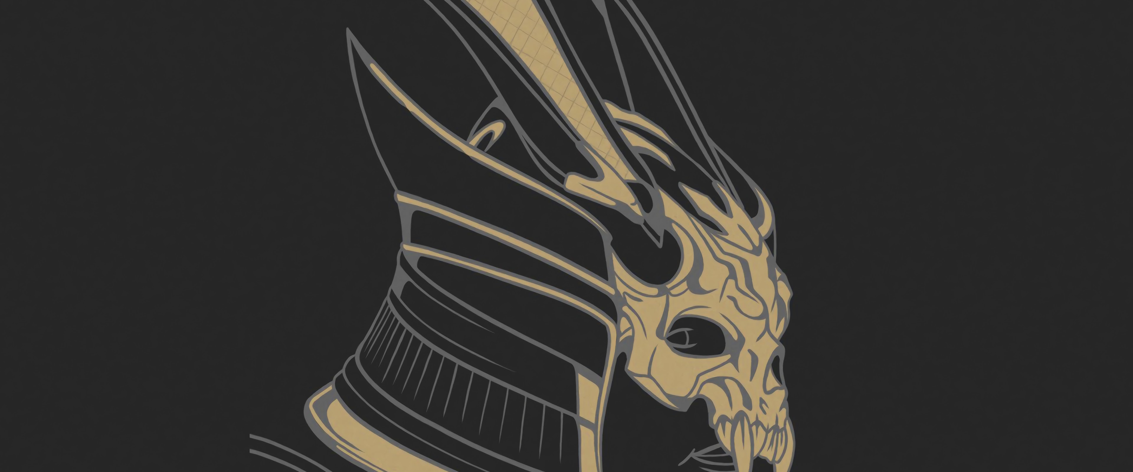 Mortal Kombat Shao Kahn Minimalist Wallpapers