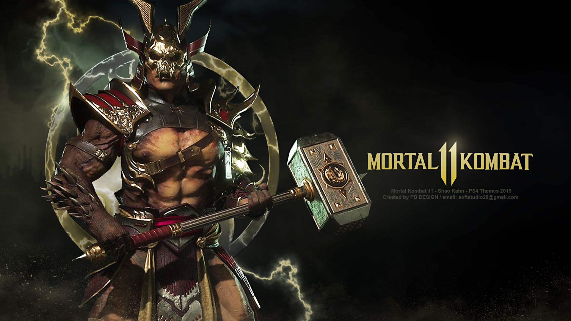 Mortal Kombat Shao Kahn Minimalist Wallpapers