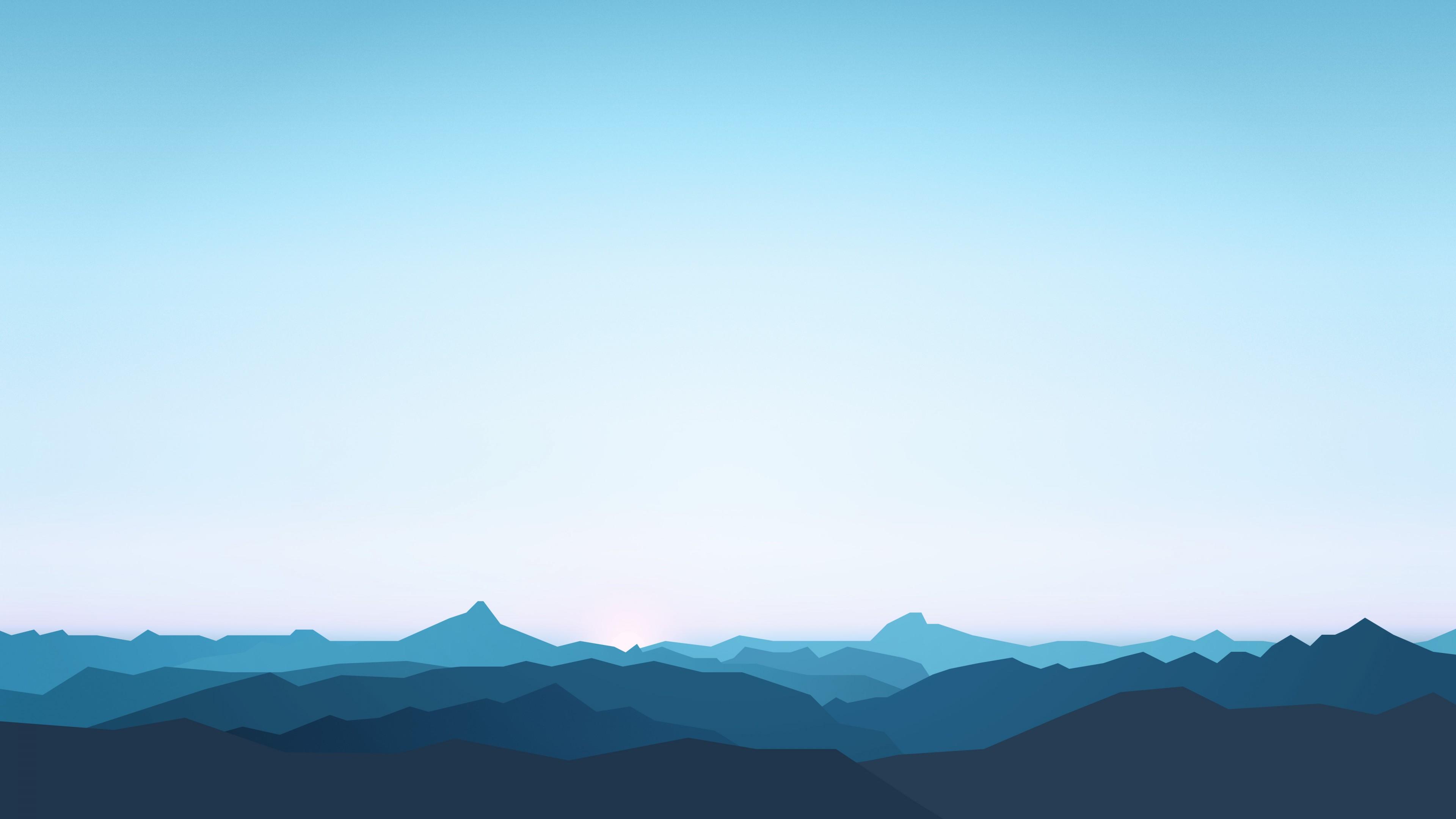 Mountain Peaks Minimal Wallpapers