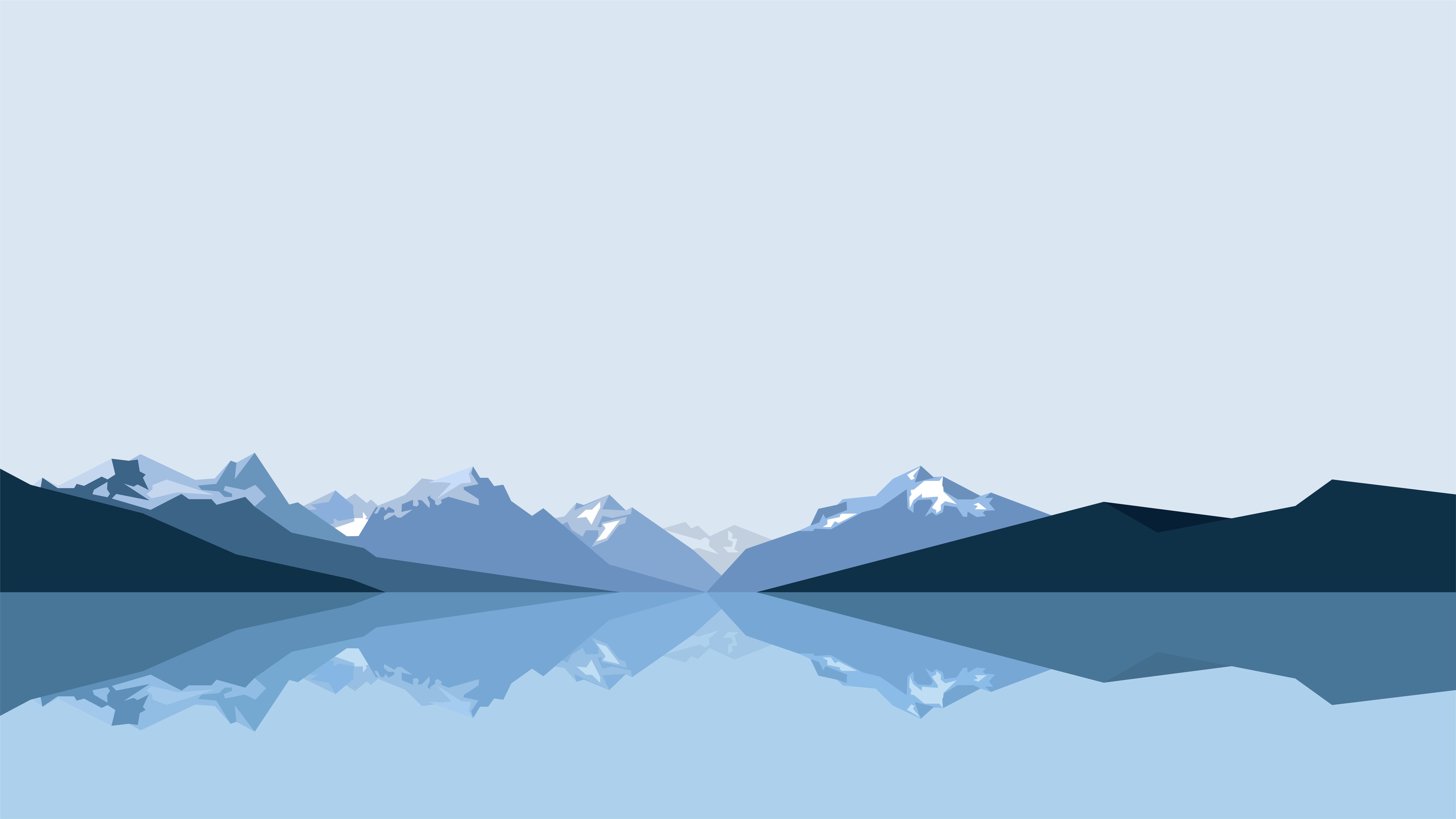 Mountain Top Minimalistic Wallpapers