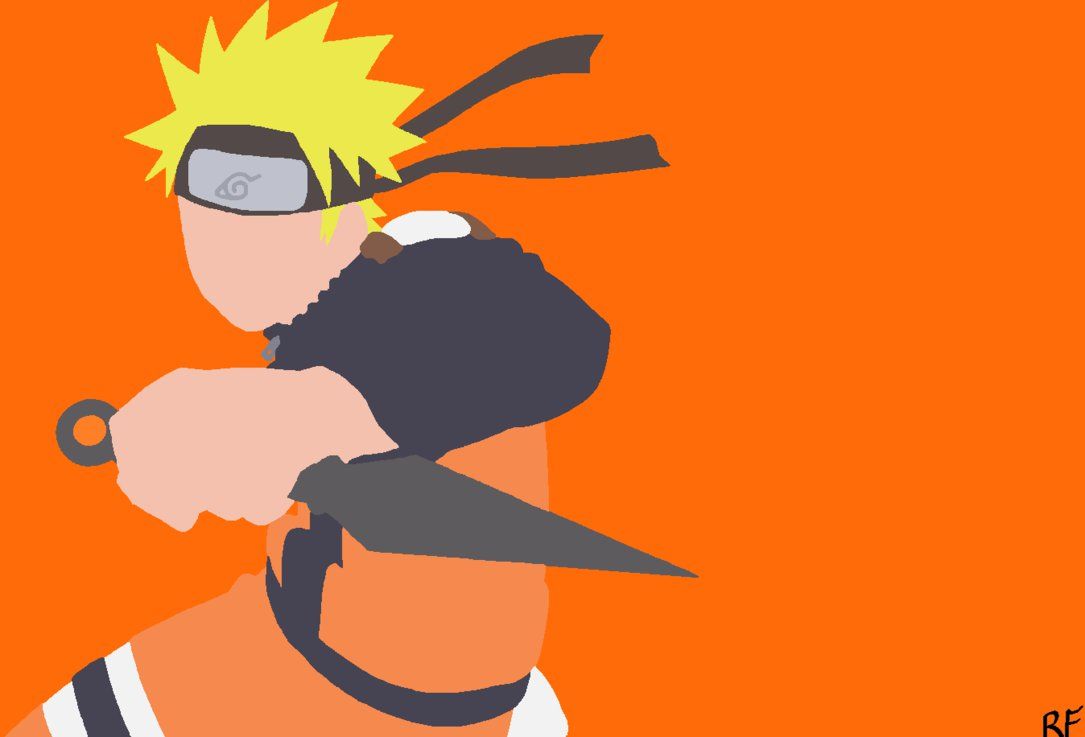 Naruto Uzumaki Minimalist Wallpapers