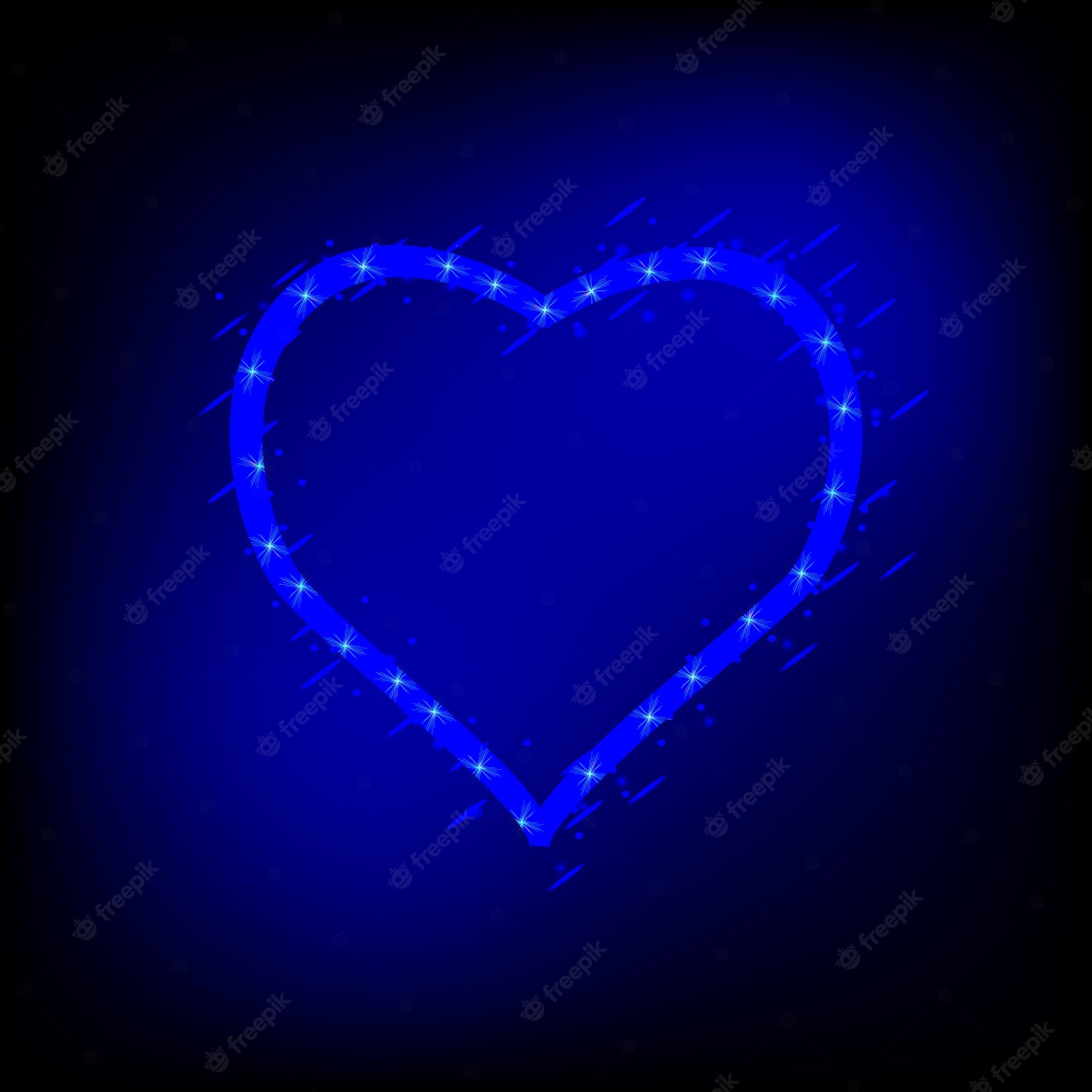 Neon Light Heart Wallpapers