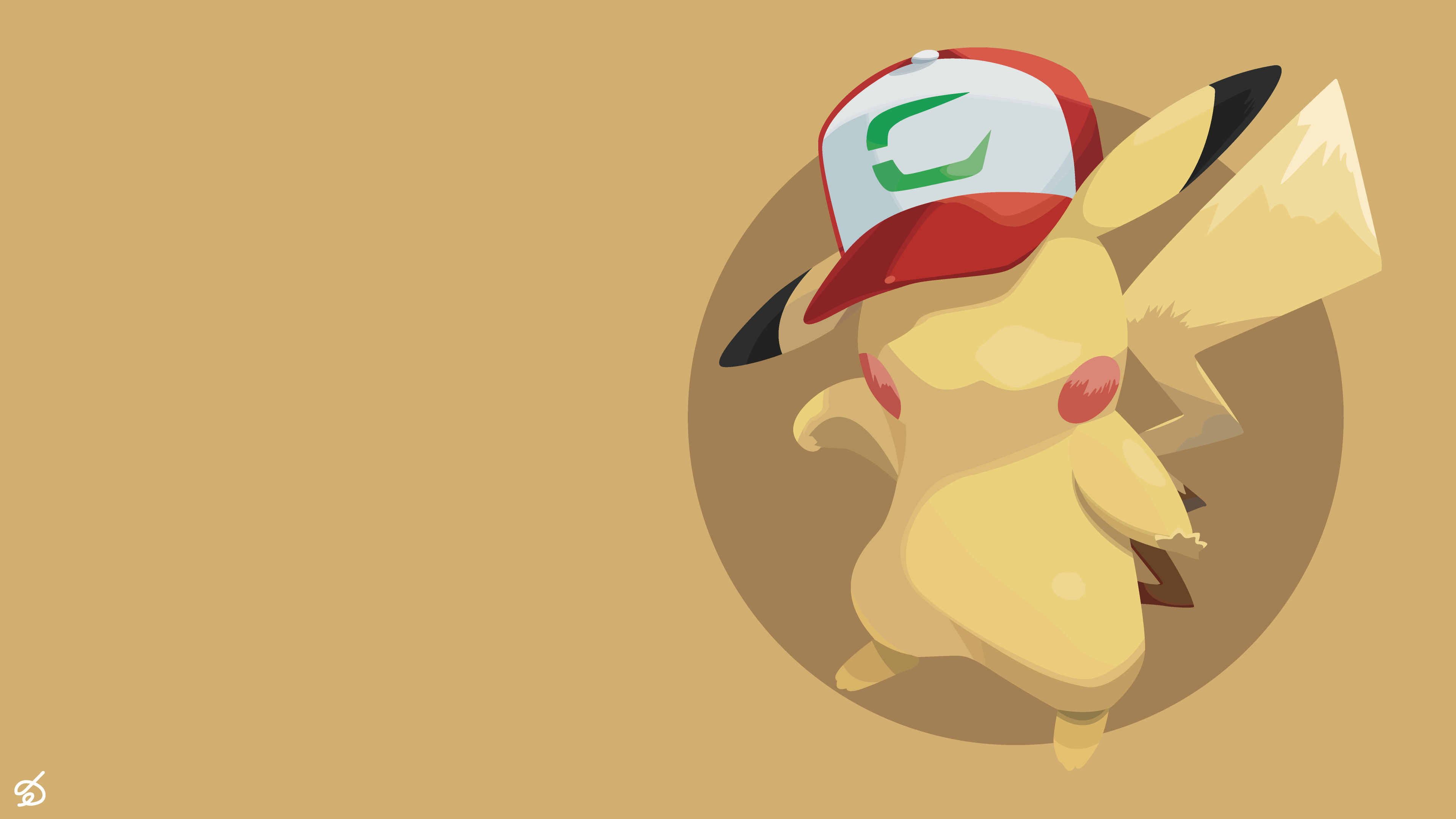 Pikachu Minimalist PokeMon Wallpapers