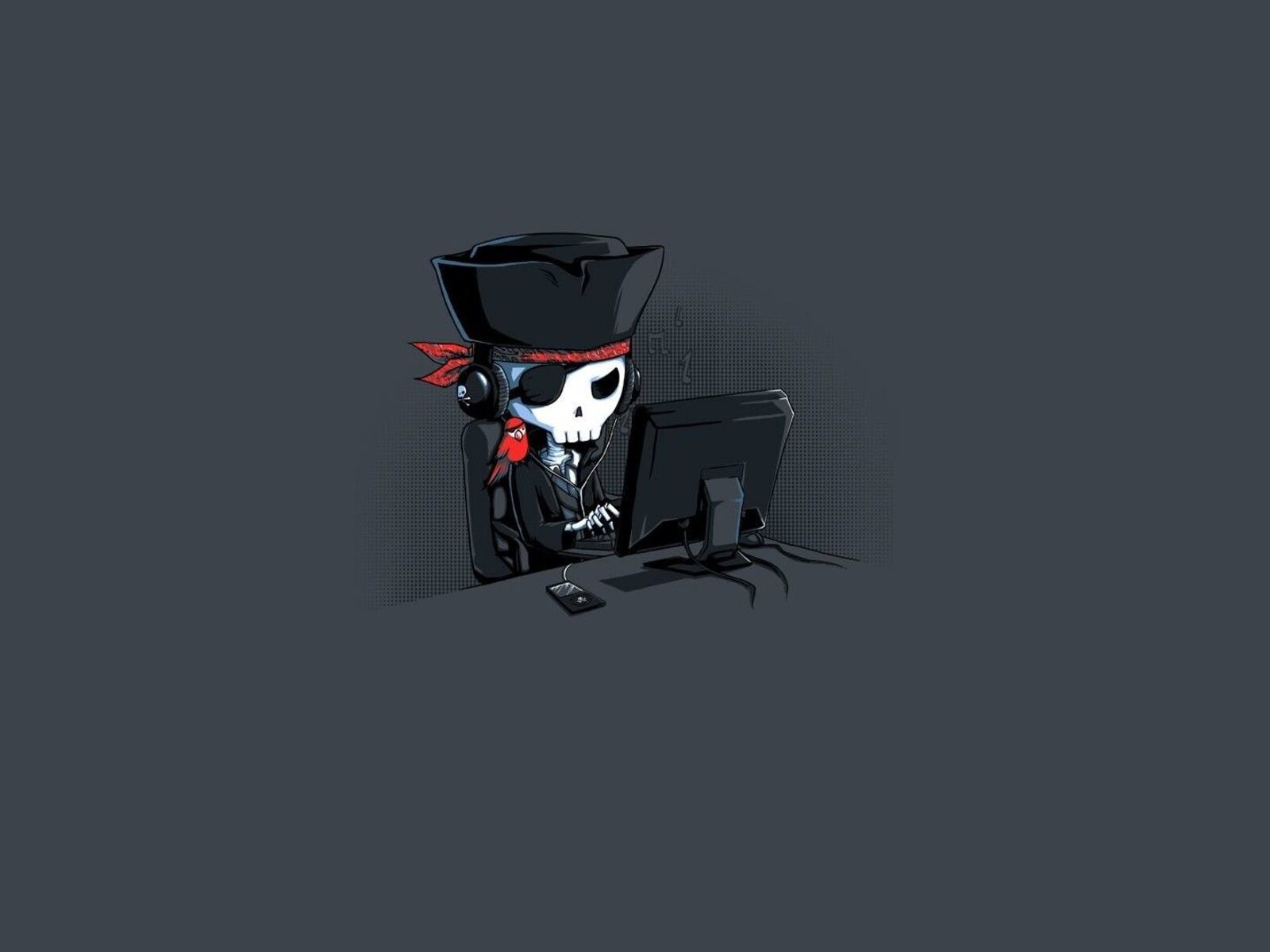 Pirate Ship Minimal Wallpapers