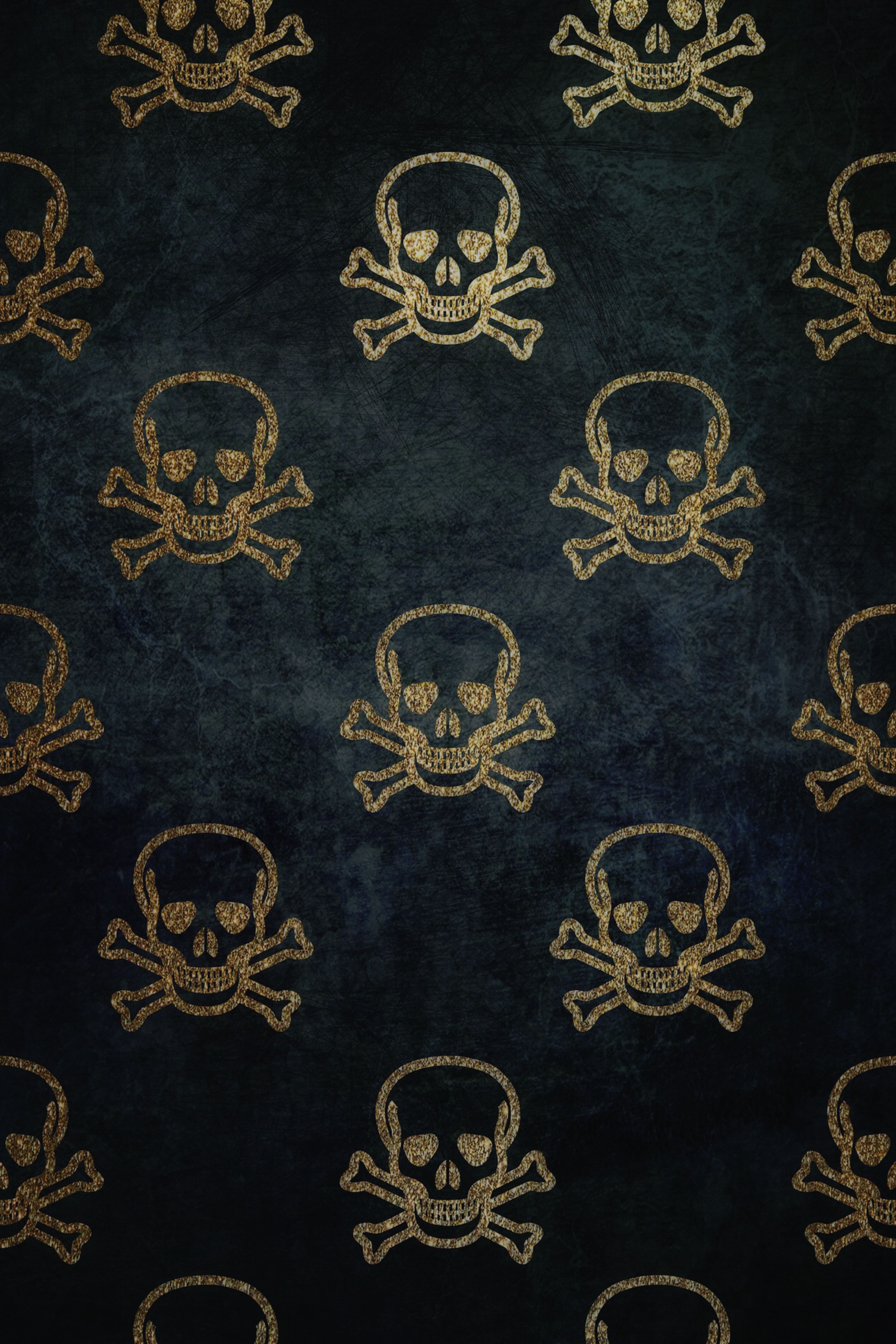 Pirate Skull Gold Wallpapers