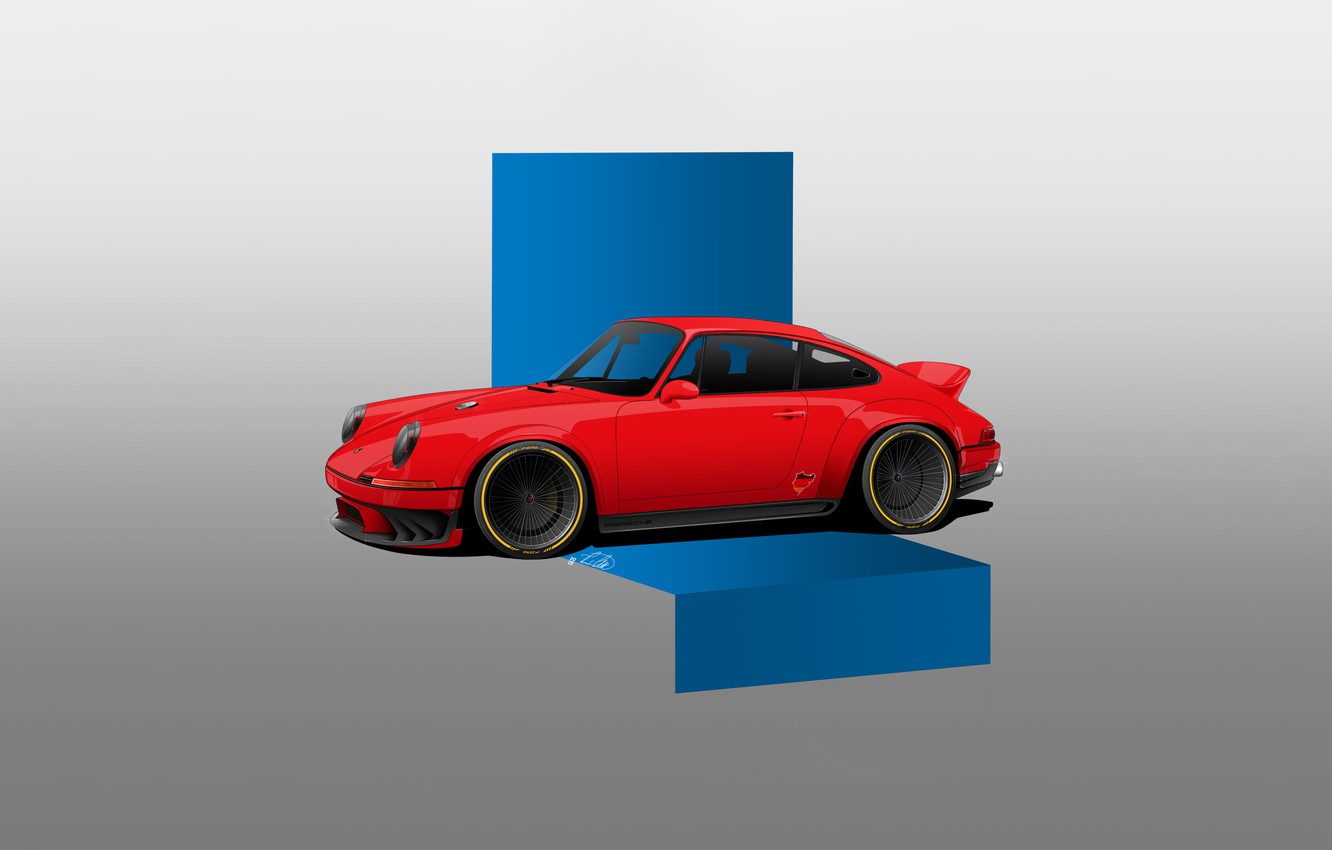 Porsche Minimal Wallpapers