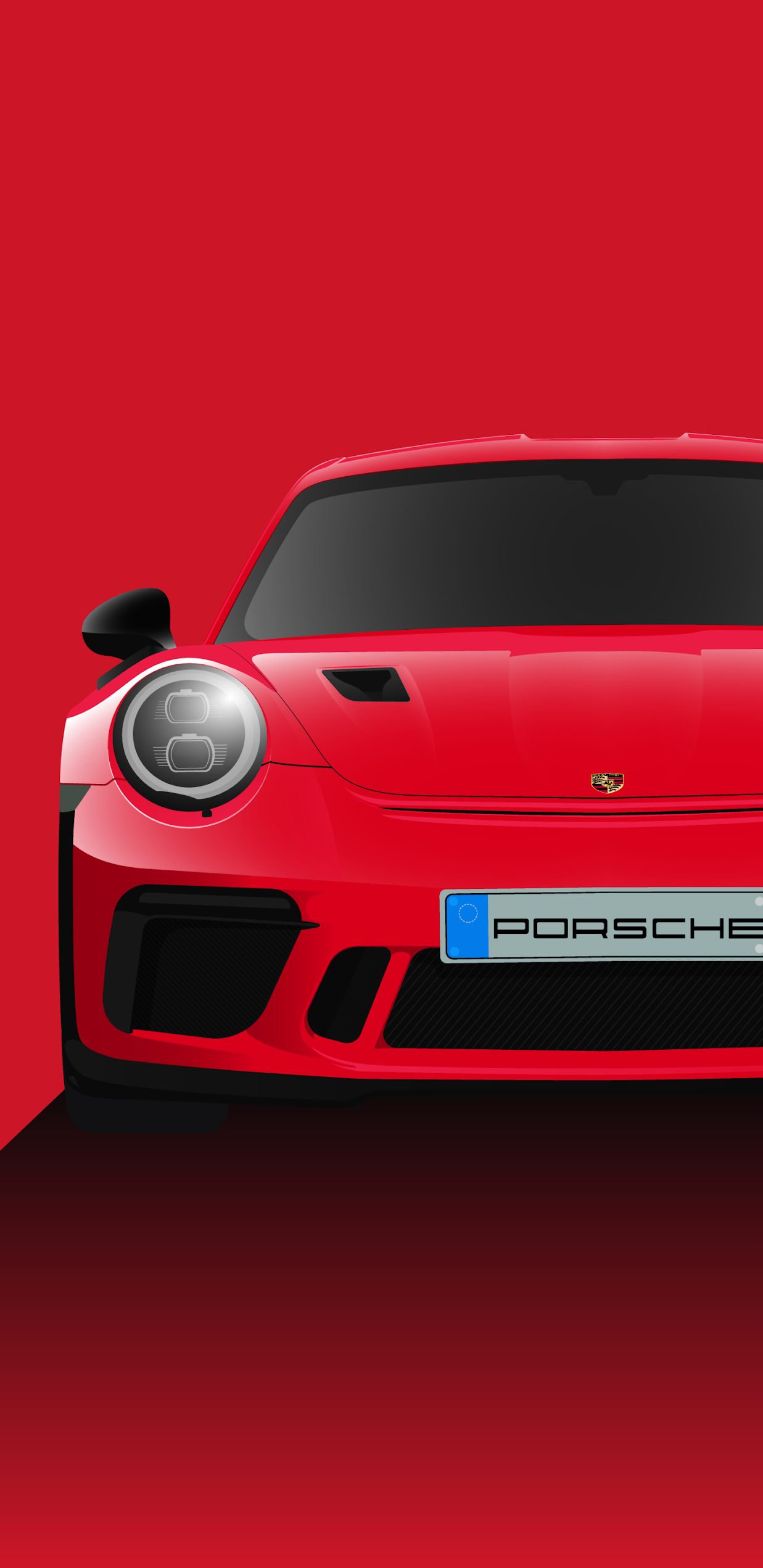 Porsche Minimal Wallpapers