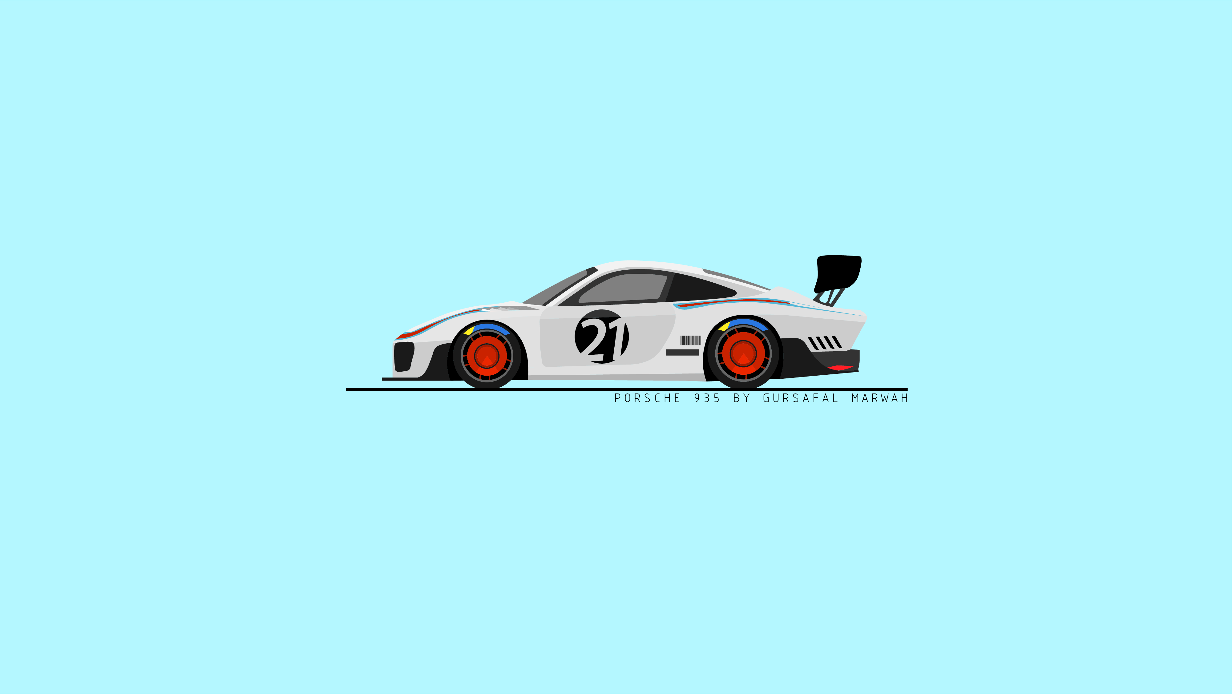 Porsche Minimal Wallpapers