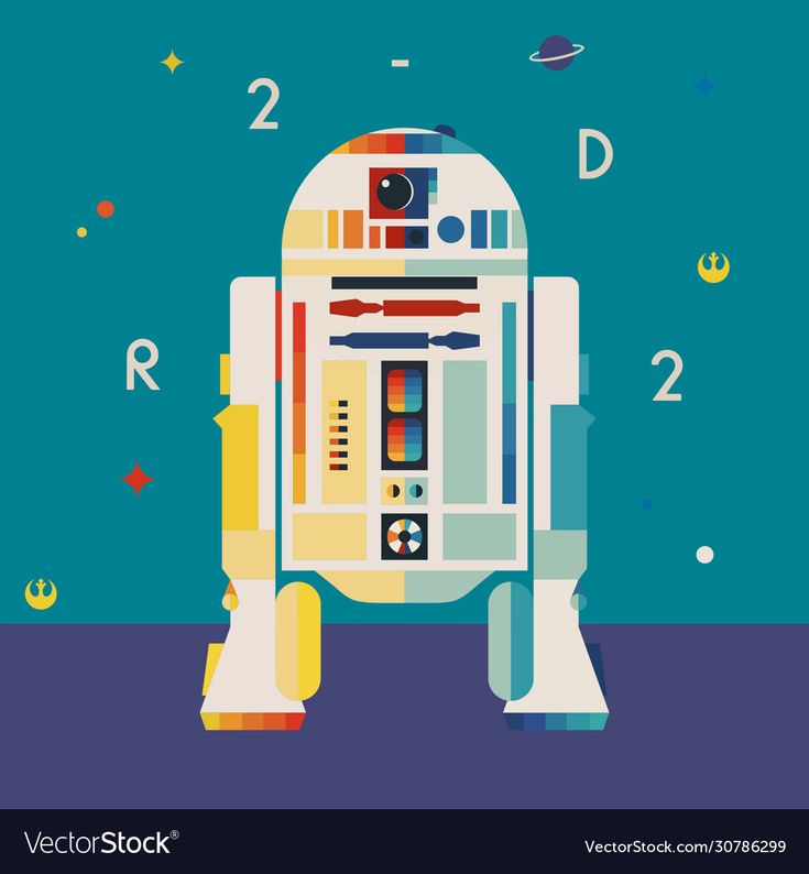 R2 D2 Star Wars Minimalist Wallpapers