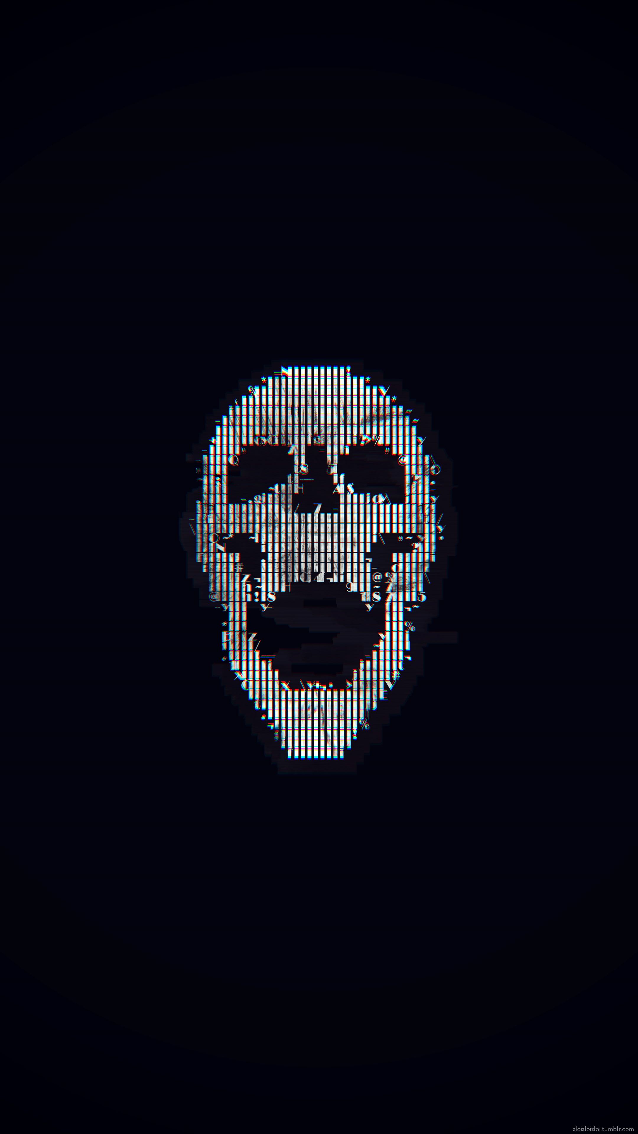 Red Skull Ascii Wallpapers