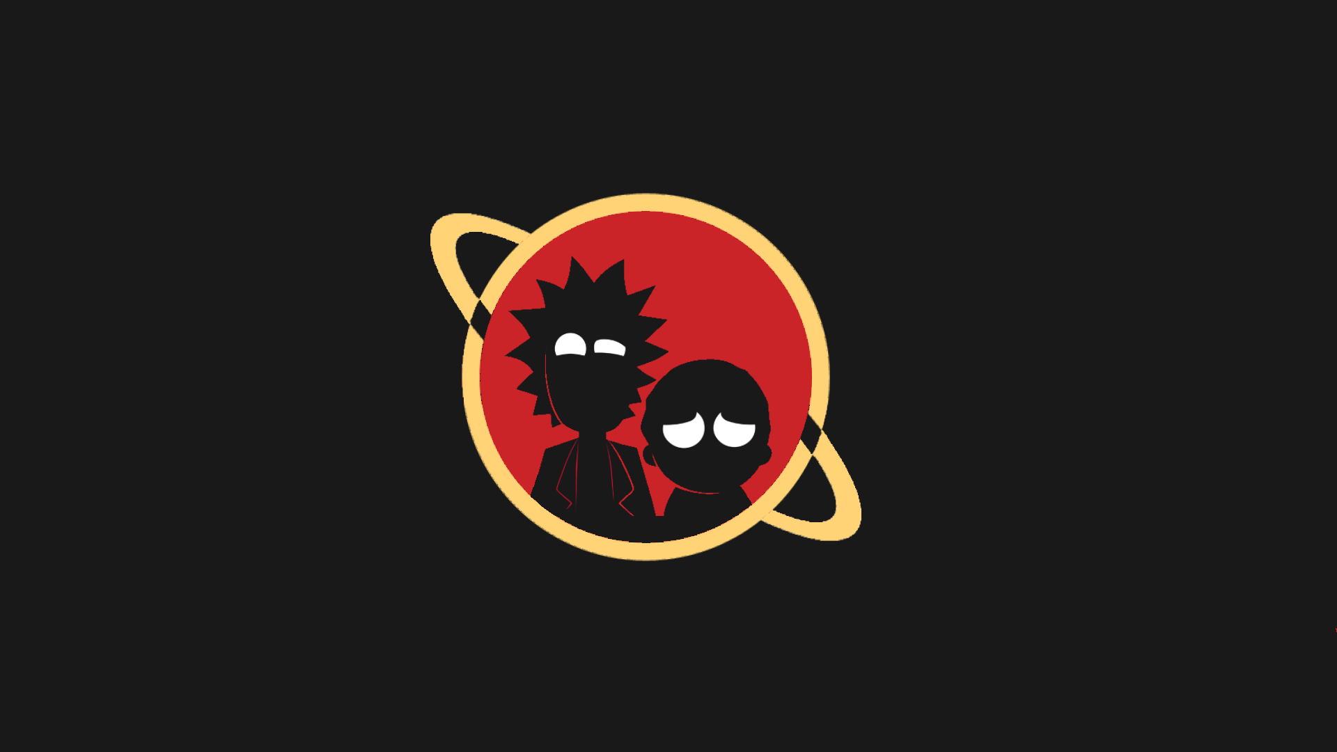 Rick And Morty Headshot Minimal Wallpapers