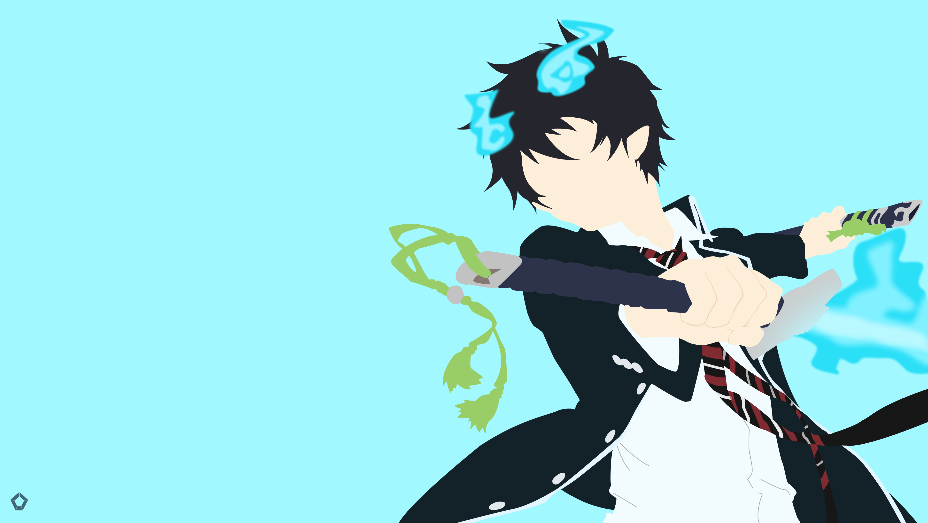 Rin Okumura Minimalist Wallpapers