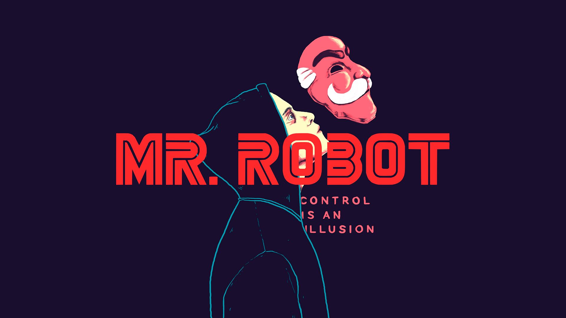 Robot Red Minimal Wallpapers