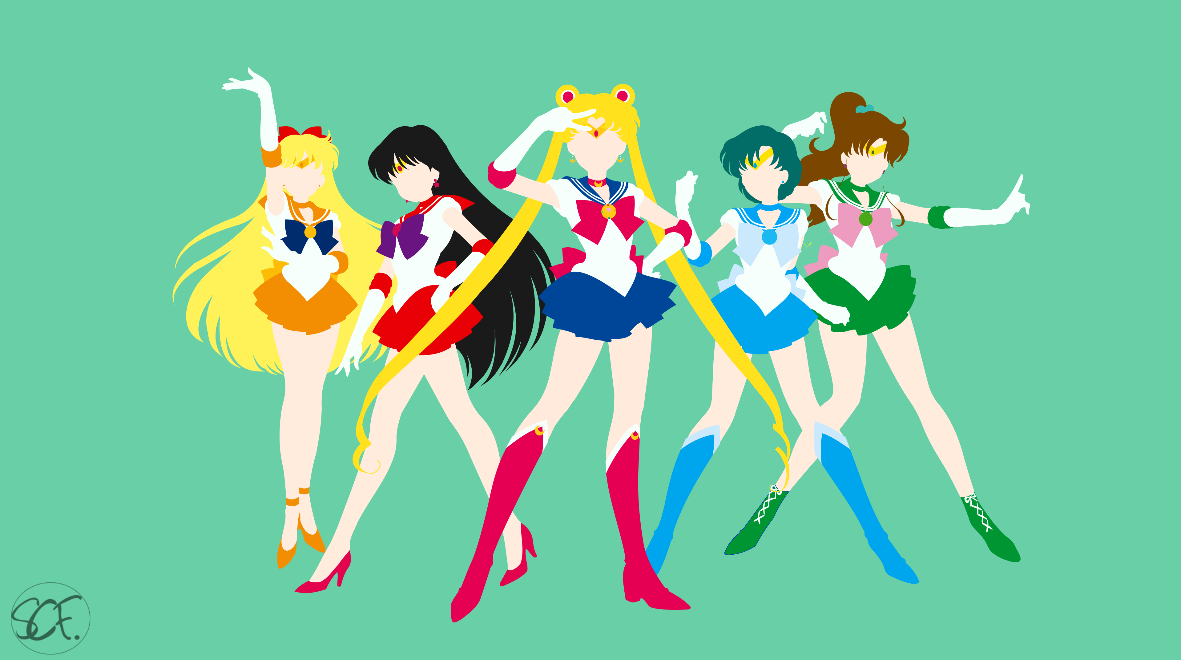 Sailor Moon Minimal Wallpapers