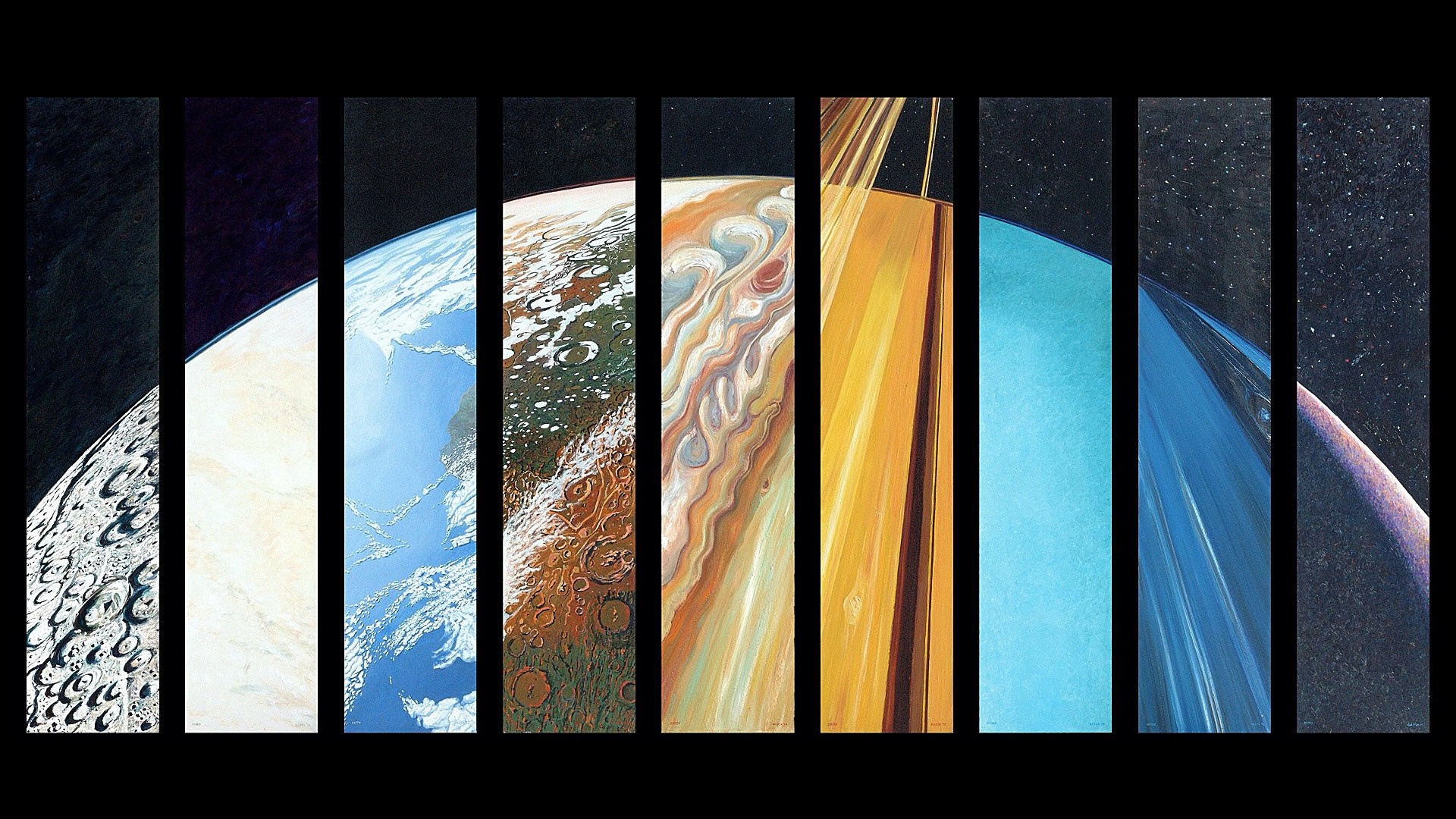 Saturn 10K Art Wallpapers