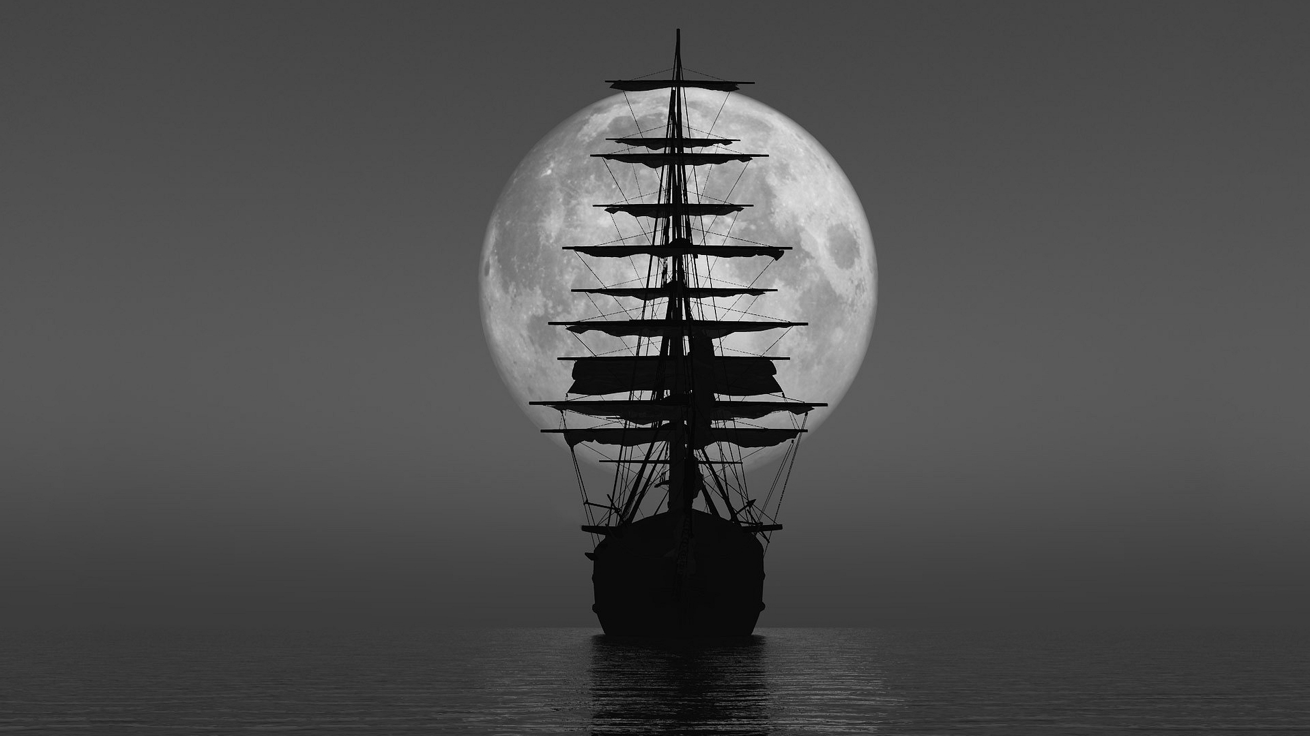 Ship Monochrome Wallpapers