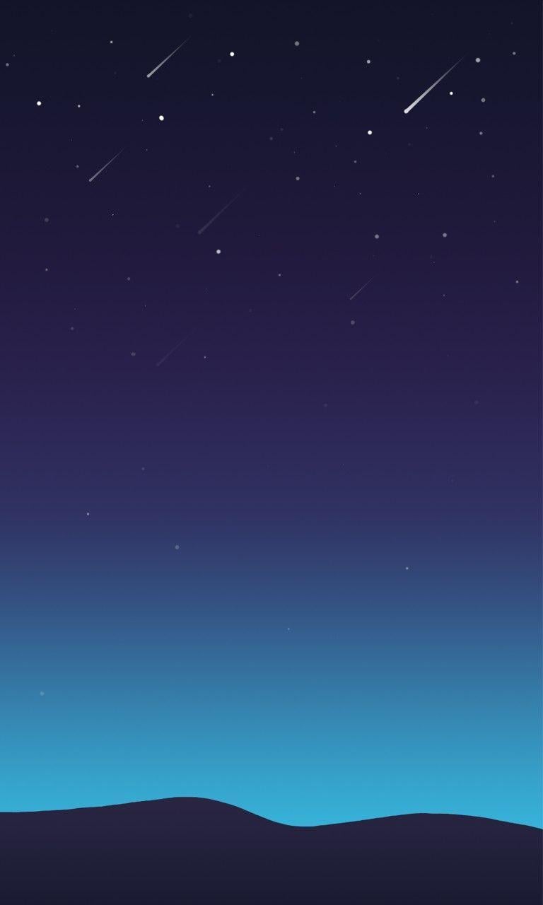 Shooting Stars Minimal Wallpapers