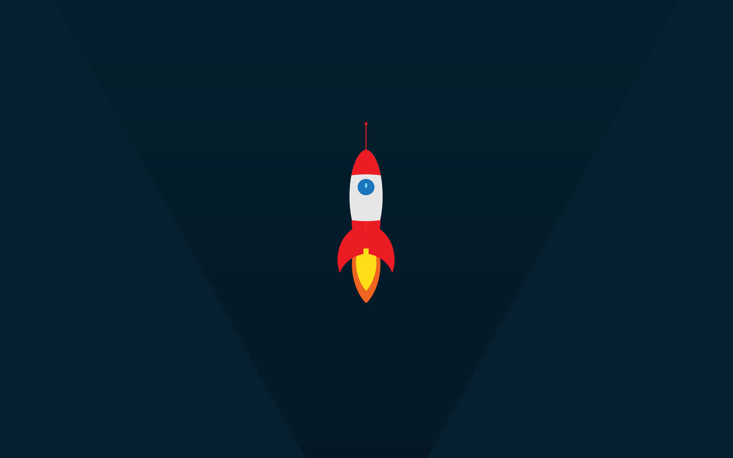 Spaceship Minimalism Wallpapers