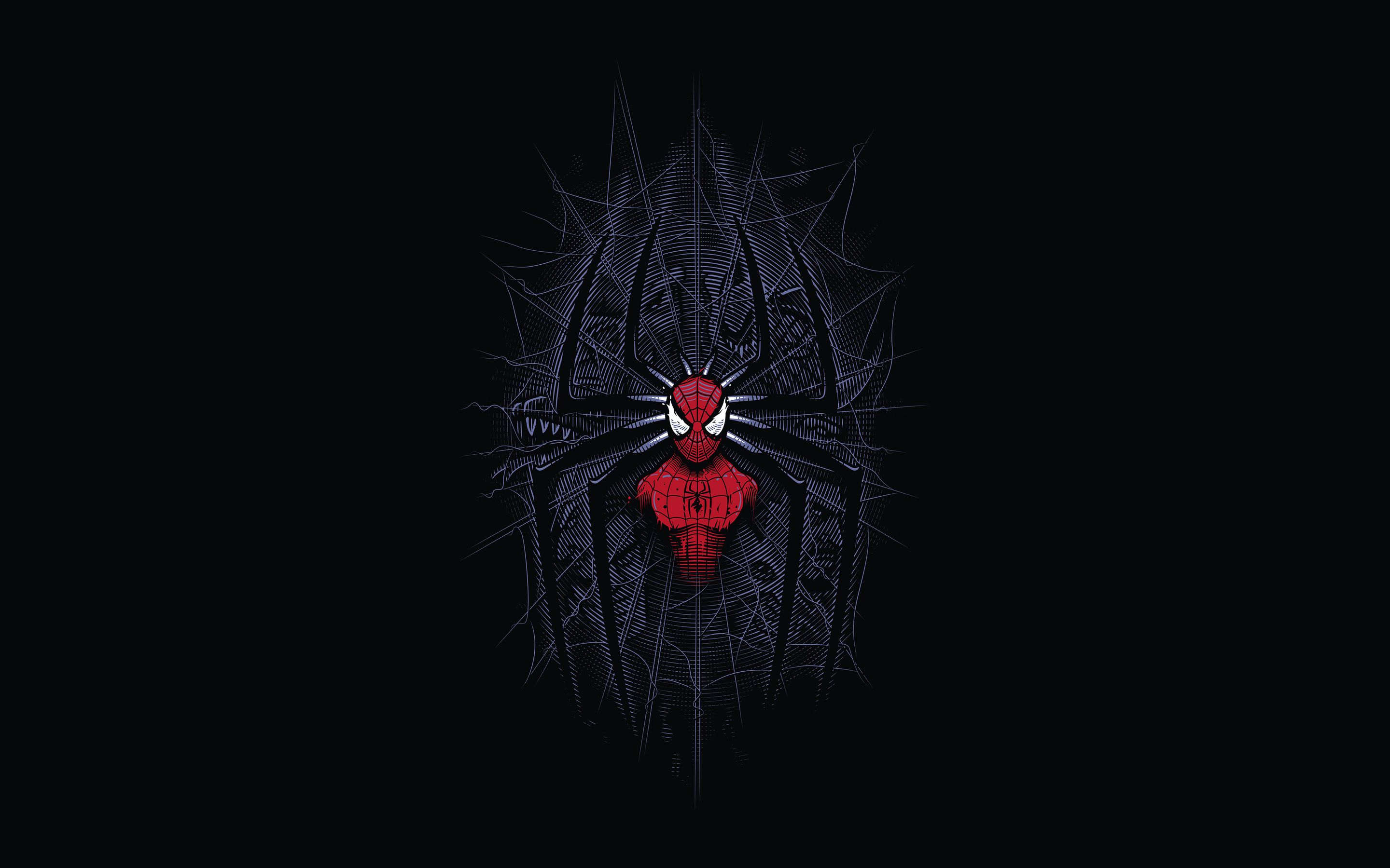 Spider-Man 4K Marvel Minimal Art Wallpapers