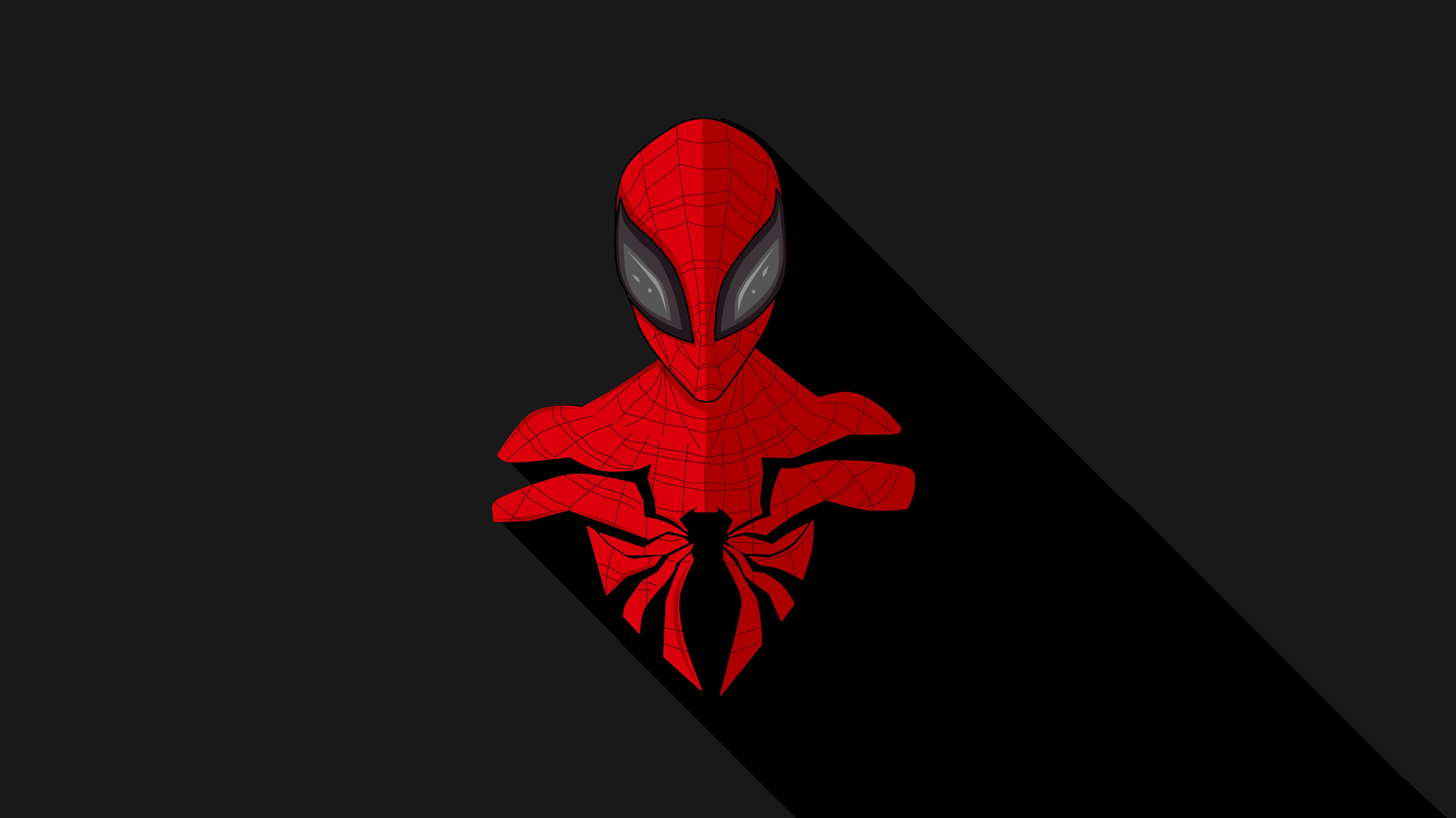 Spiderman Minimalism Avengers Infinity War Wallpapers