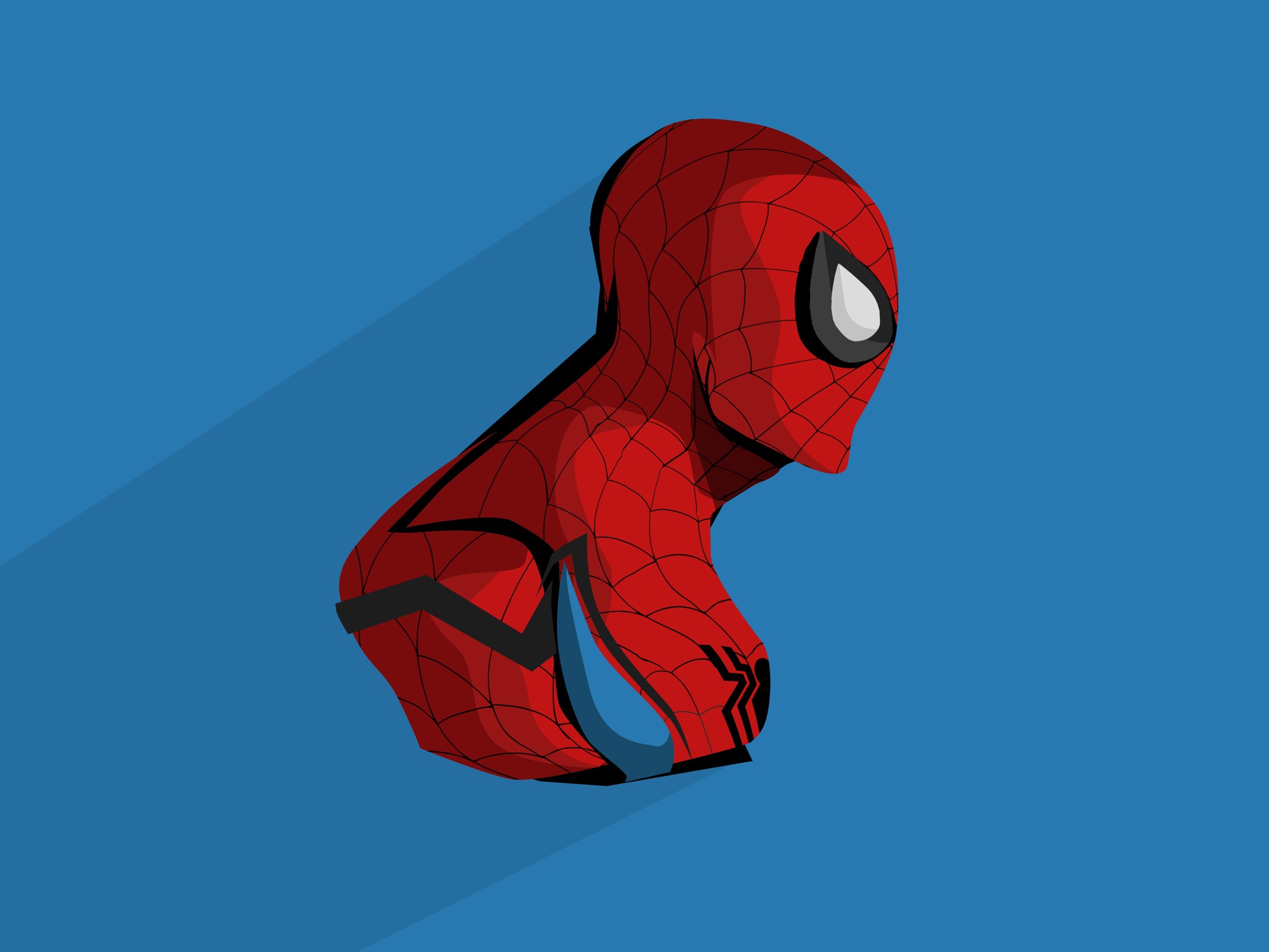 Spiderman Minimalism Avengers Infinity War Wallpapers