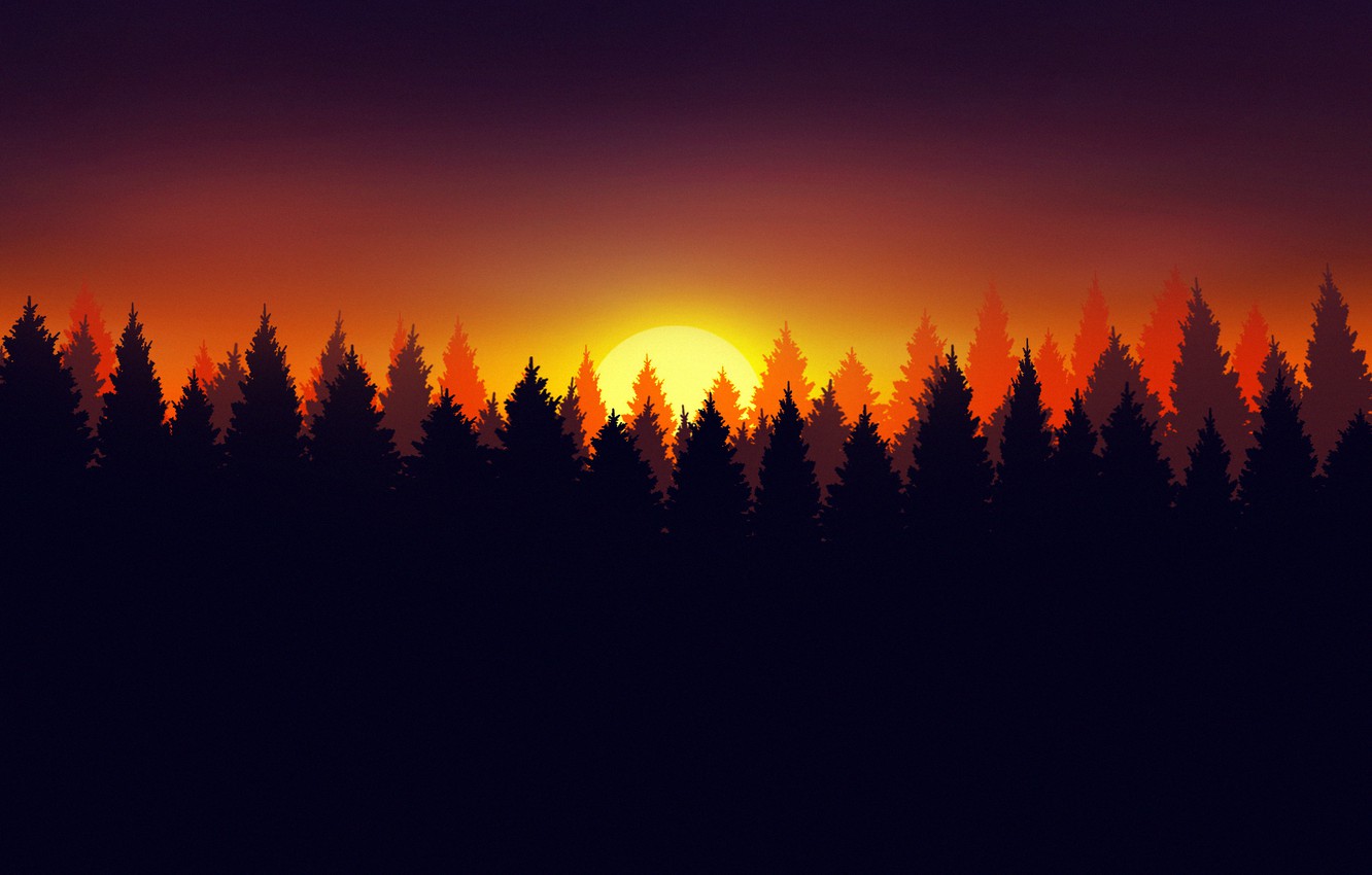 Sunset Minimalism Wallpapers