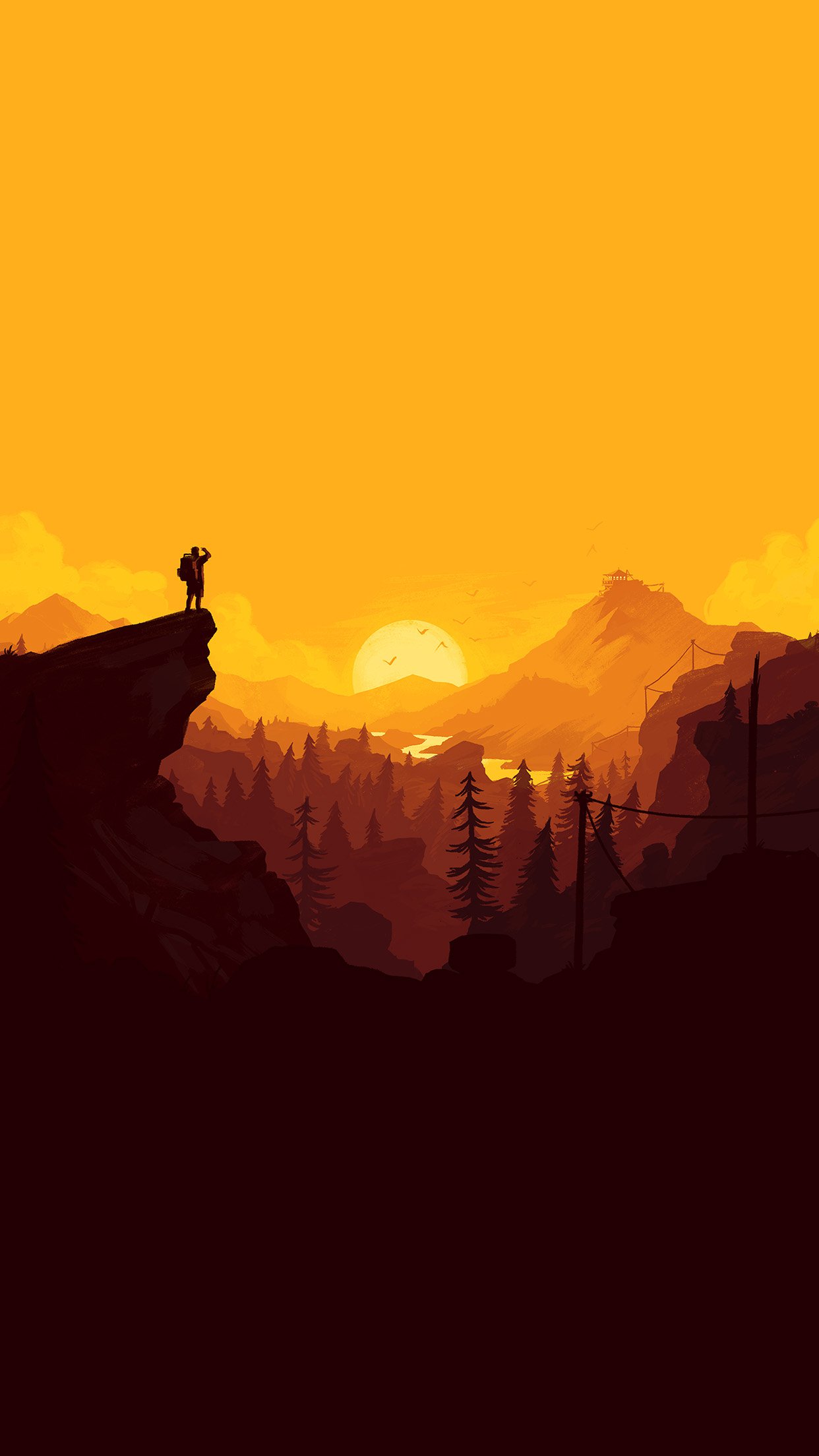 Sunset Minimalist Wallpapers