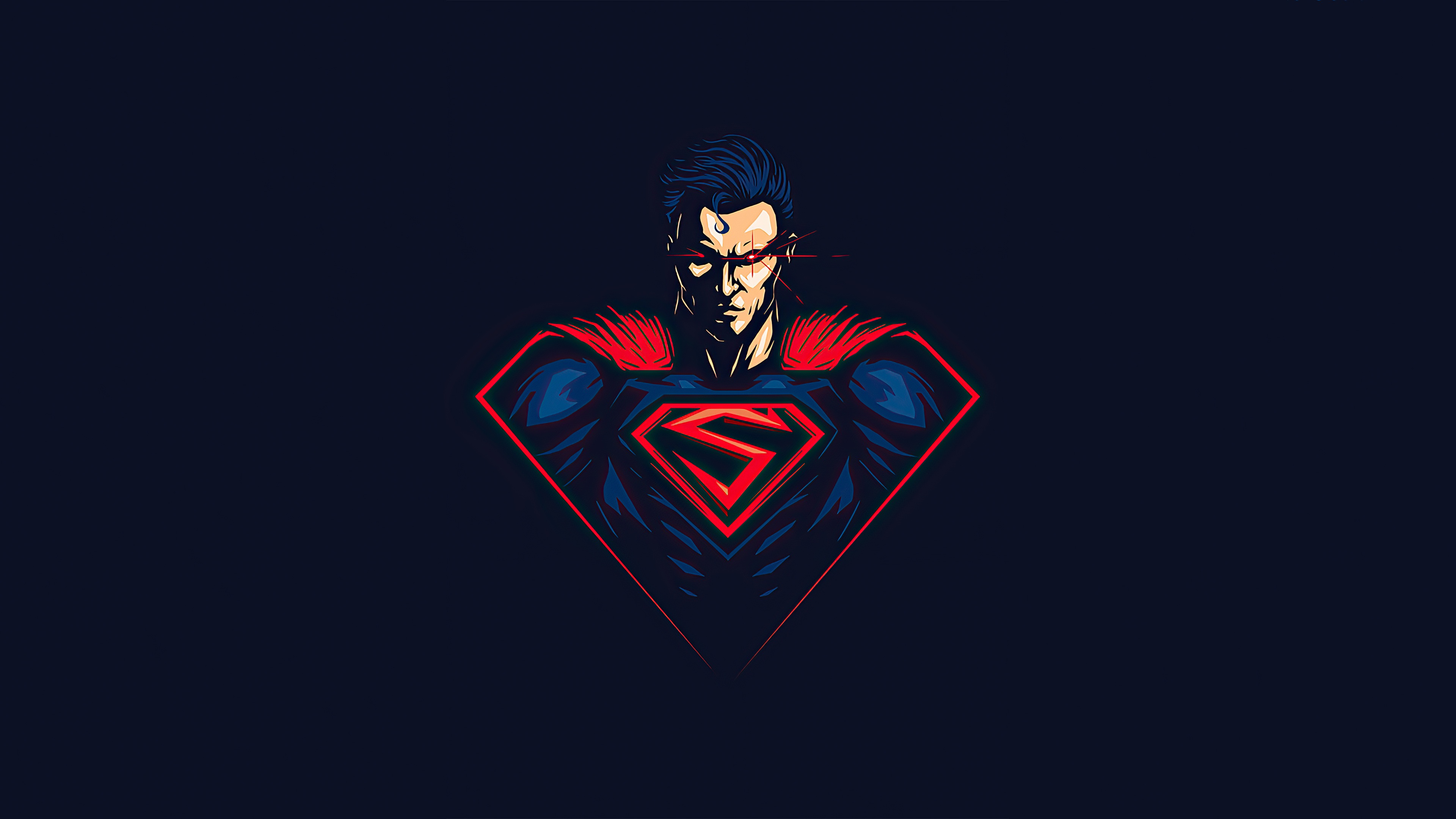 Superman Minimalism Dc Comics Wallpapers