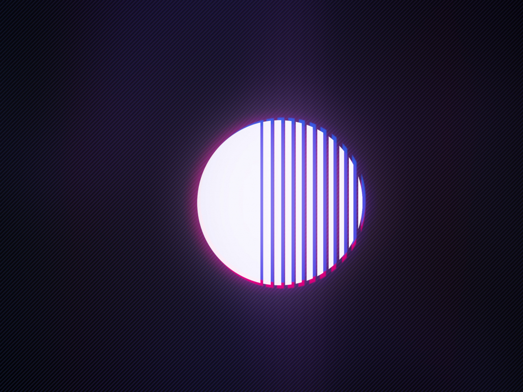 Synthwave Dark Minimal Art Wallpapers